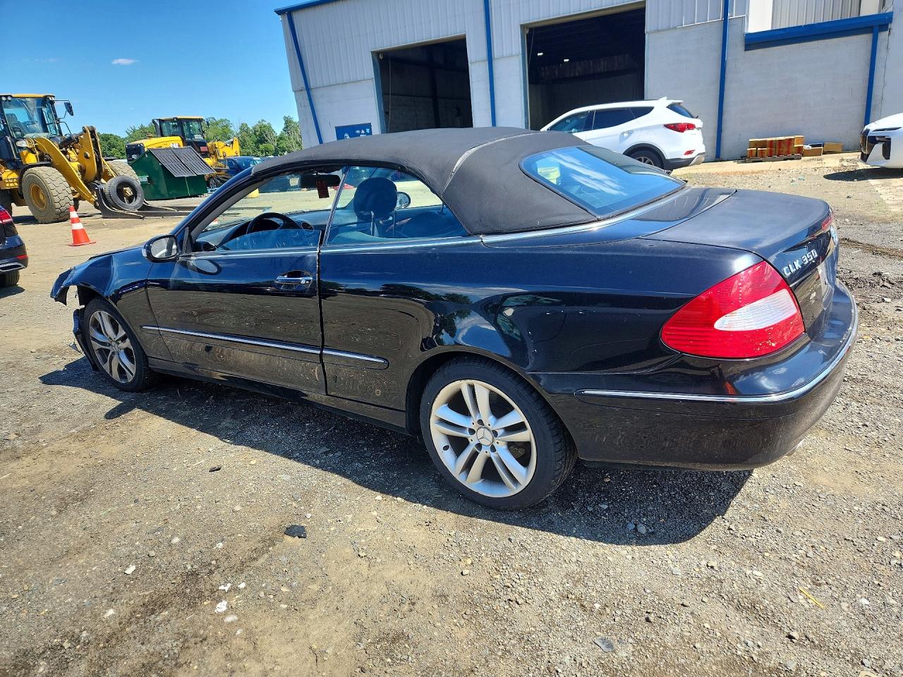 2006 Mercedes-benz Clk 350 Black vin: WDBTK56H86F194749