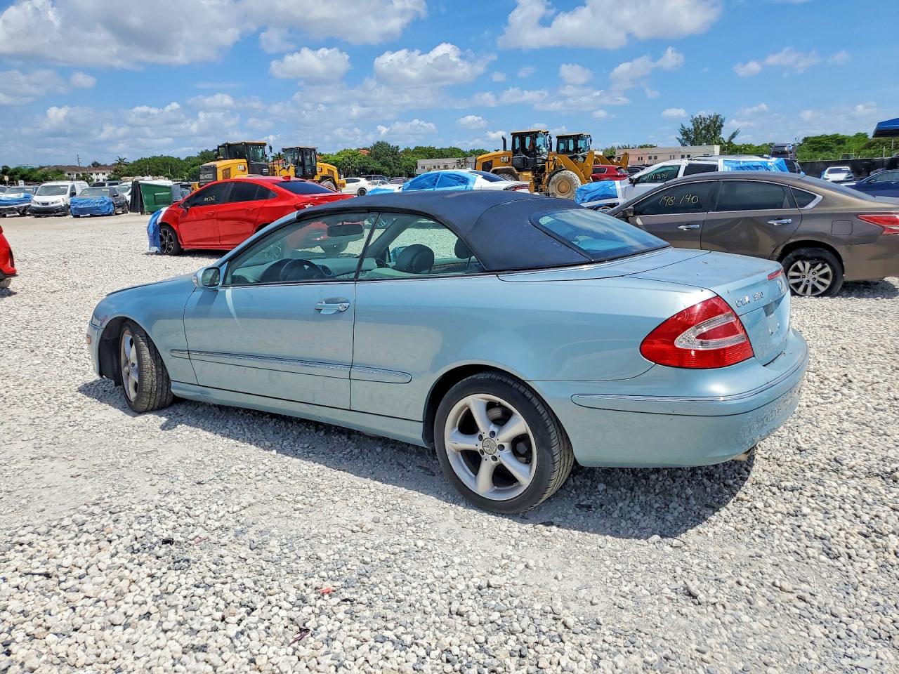 2004 Merc Clk 320 Blue vin: WDBTK65G04T027198