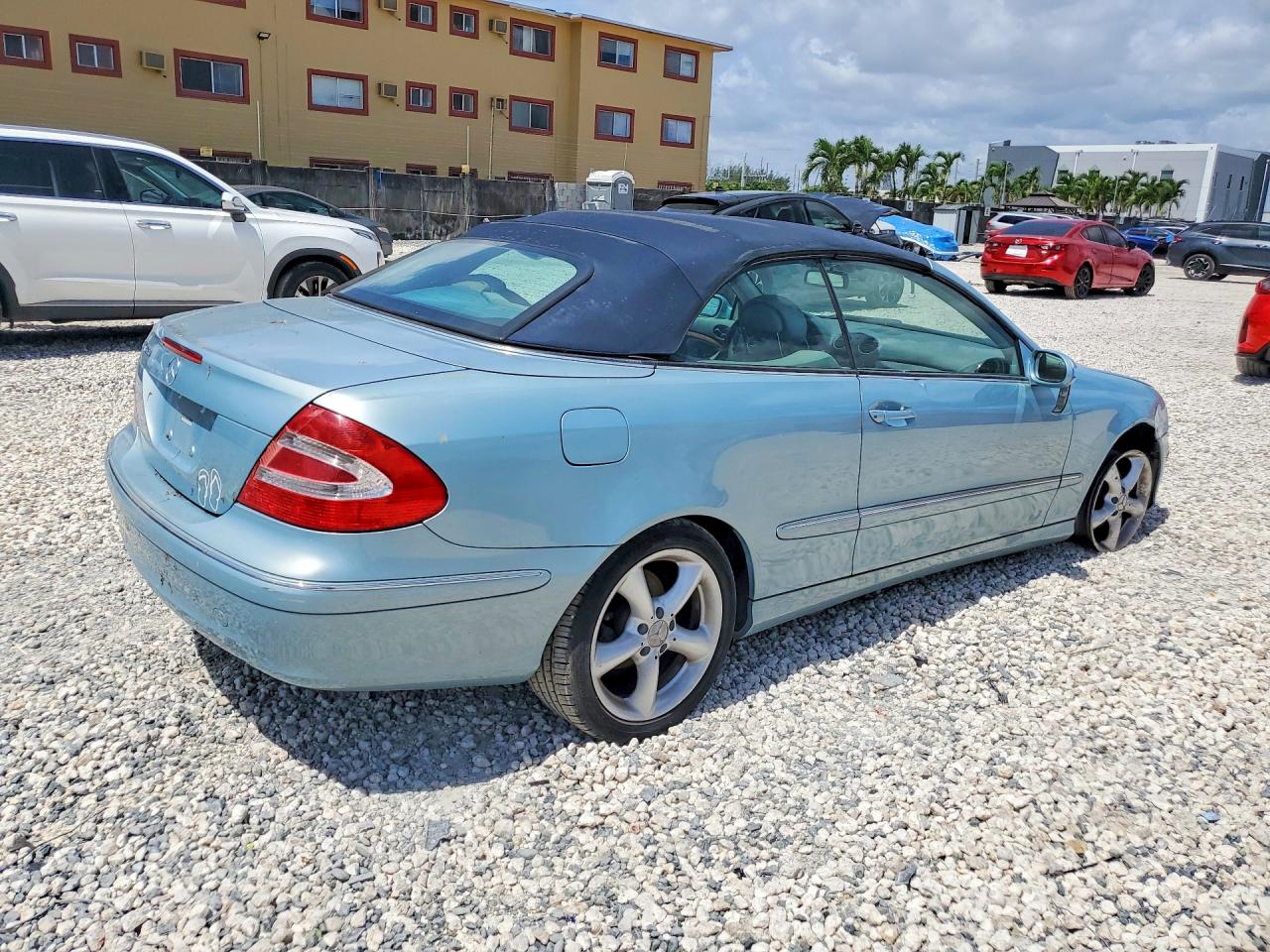 2004 Merc Clk 320 Blue vin: WDBTK65G04T027198