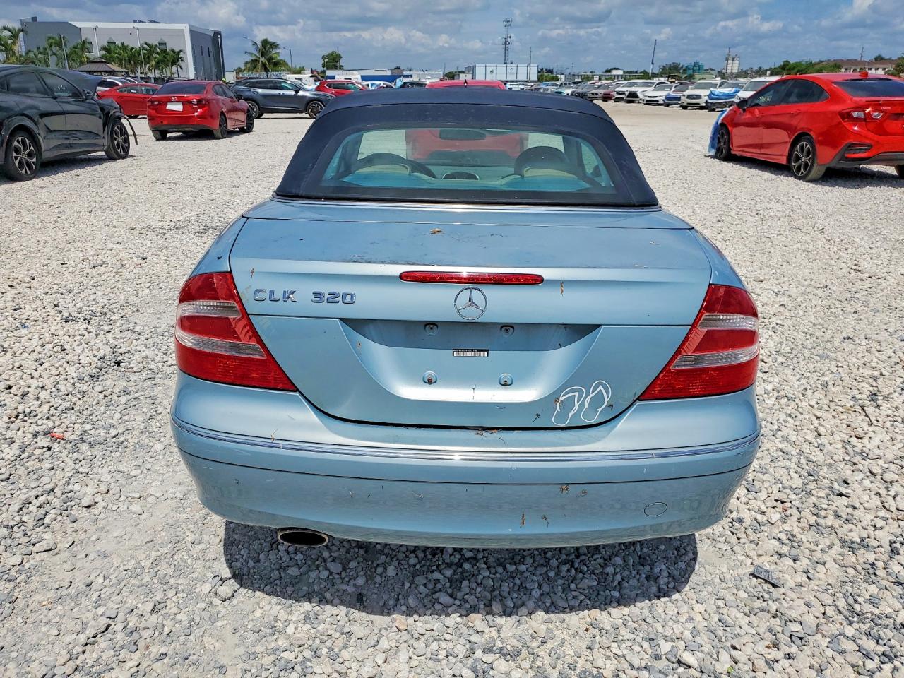2004 Merc Clk 320 Blue vin: WDBTK65G04T027198