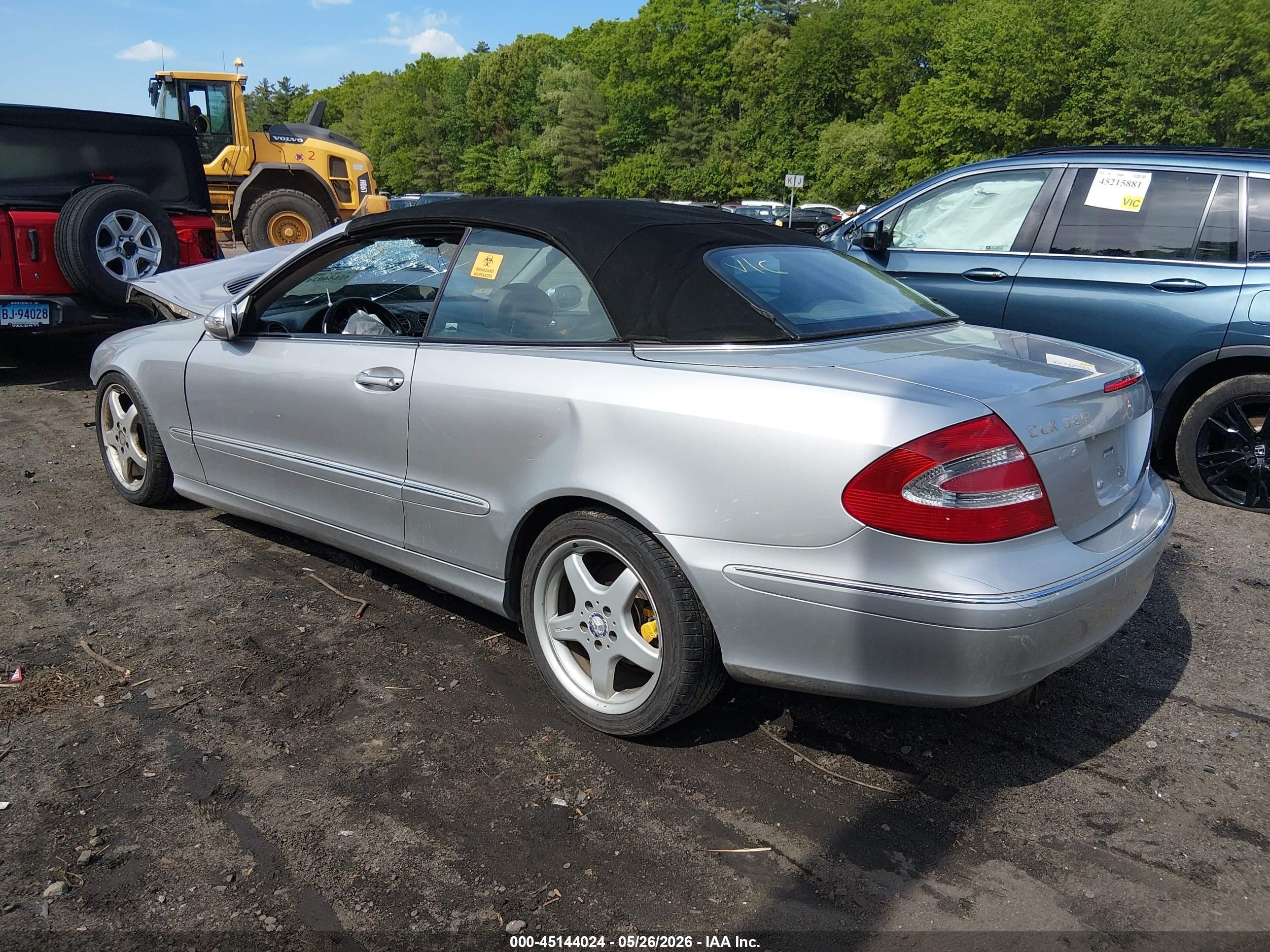 2005 Mercedes-benz Clk 320   Серебряный vin: WDBTK65G05T043421