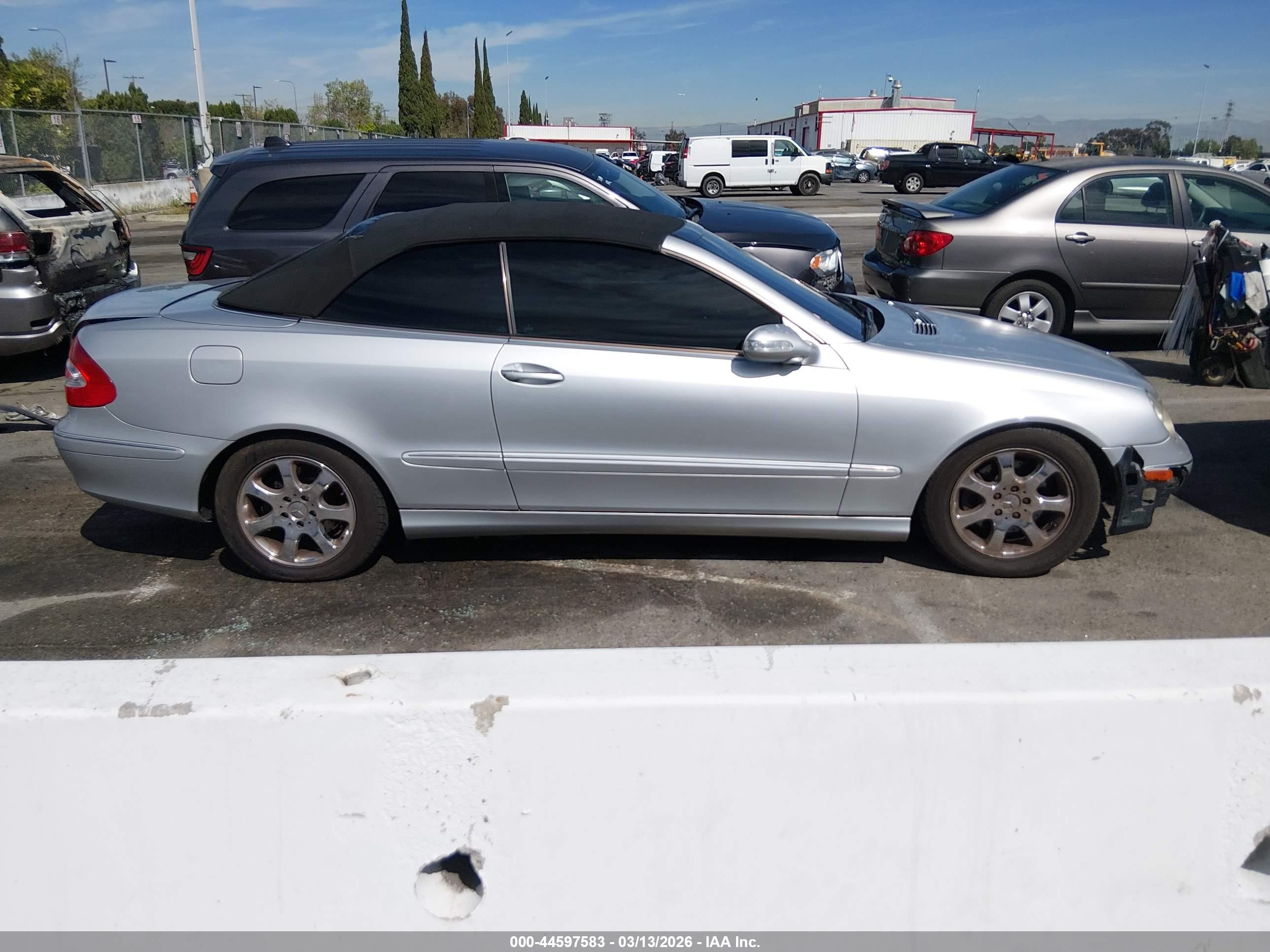 2004 Mercedes-benz Clk 320   Silver vin: WDBTK65G14T013939