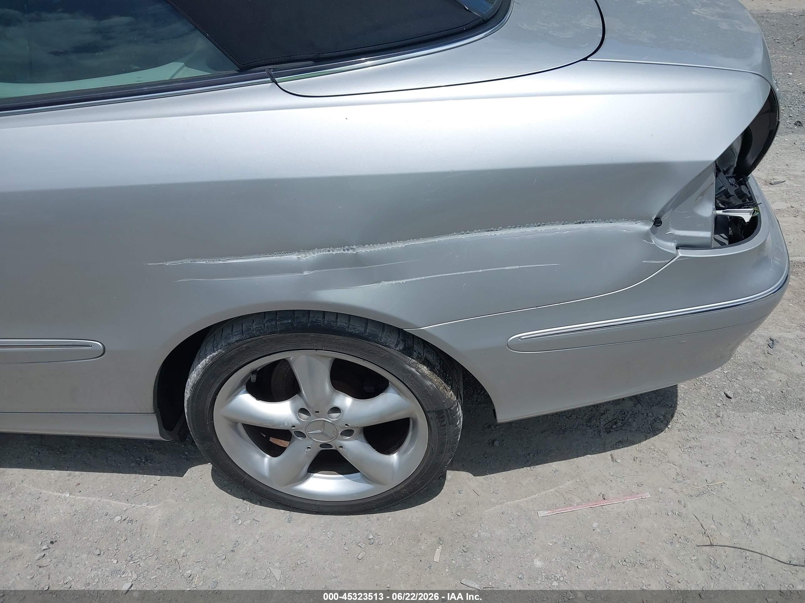 2005 Mercedes-benz Clk 320   Серебряный vin: WDBTK65G15T041726