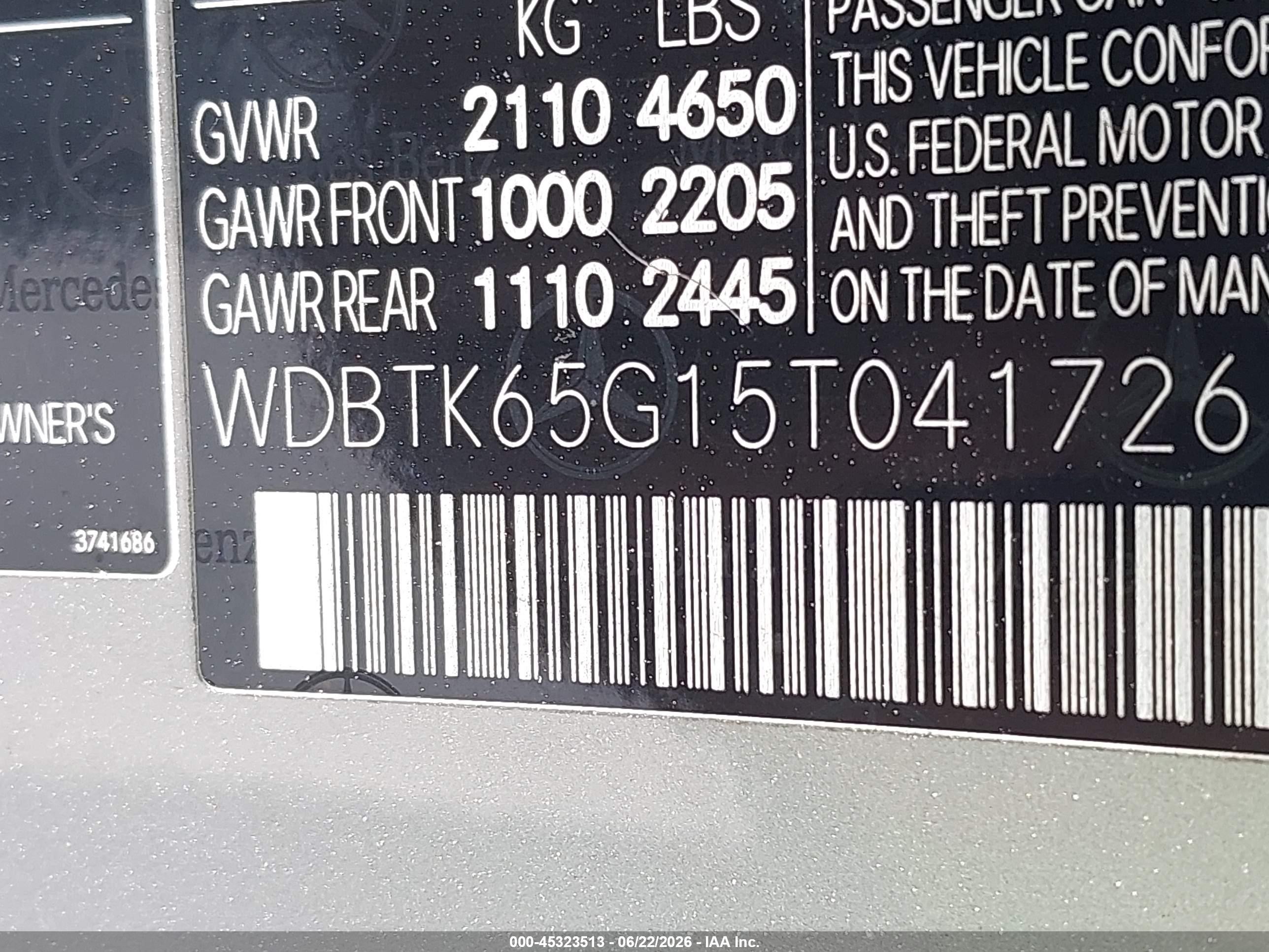 2005 Mercedes-benz Clk 320   Серебряный vin: WDBTK65G15T041726