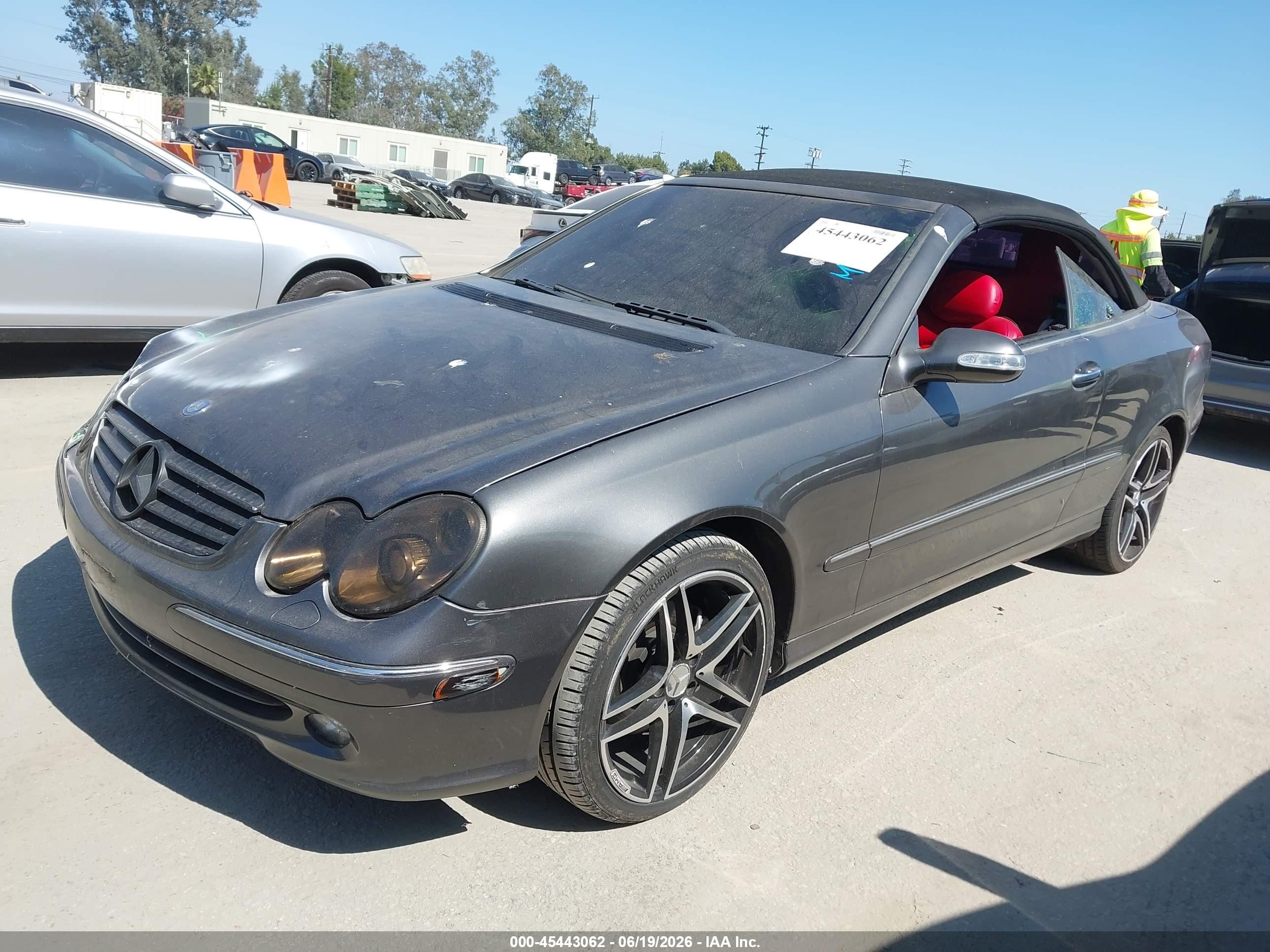 2004 Mercedes-benz Clk 320   Серый vin: WDBTK65G24T006207