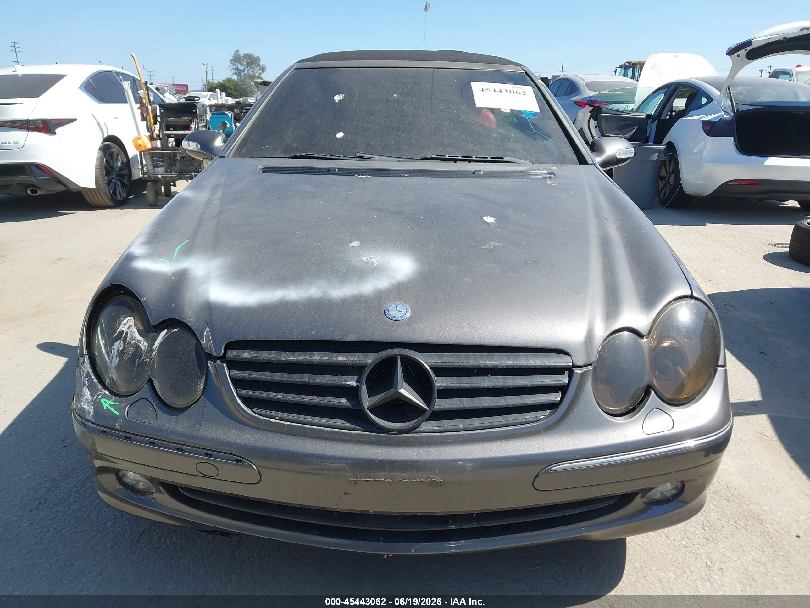 2004 Mercedes-benz Clk 320   Серый vin: WDBTK65G24T006207