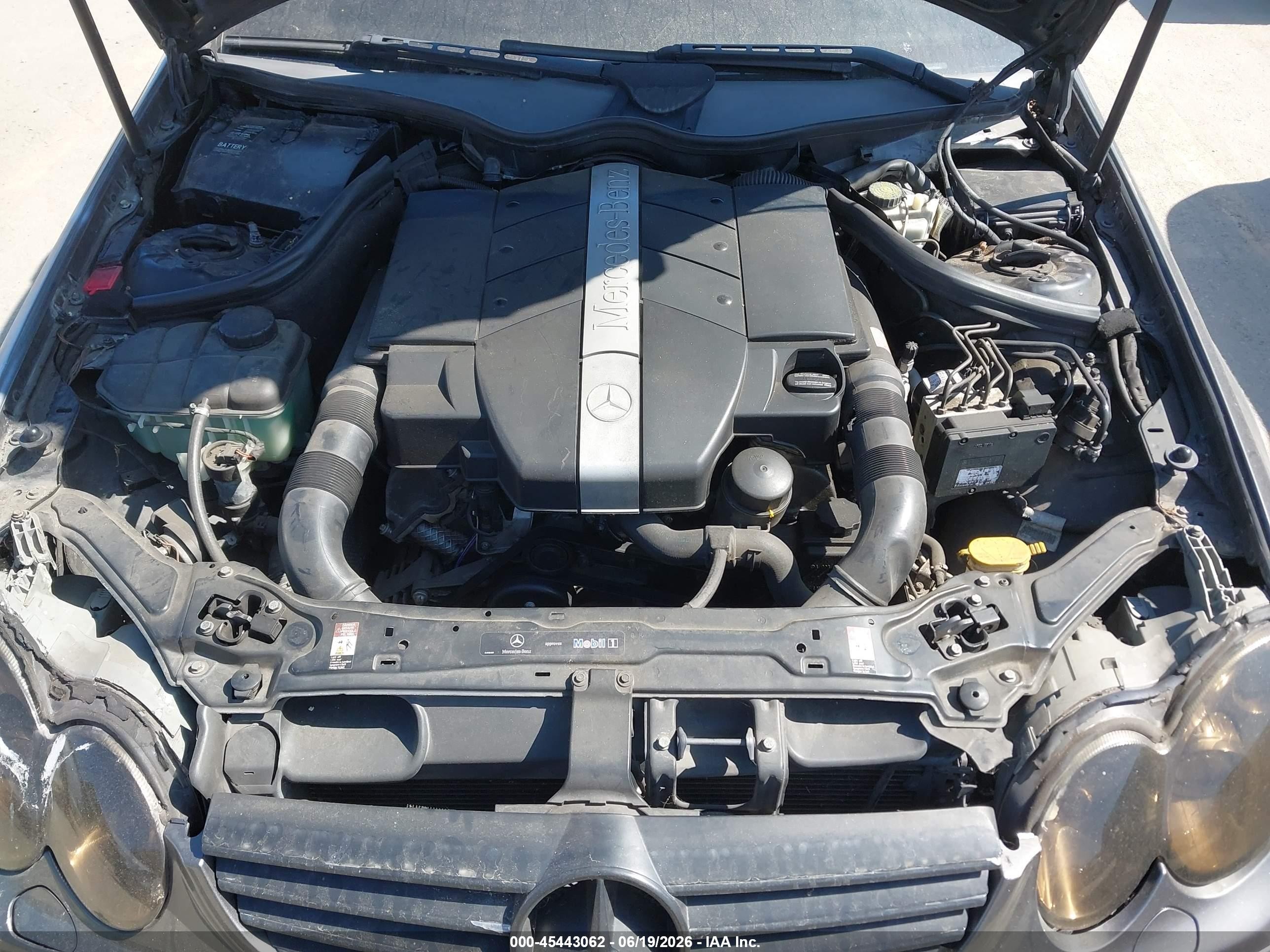 2004 Mercedes-benz Clk 320   Серый vin: WDBTK65G24T006207