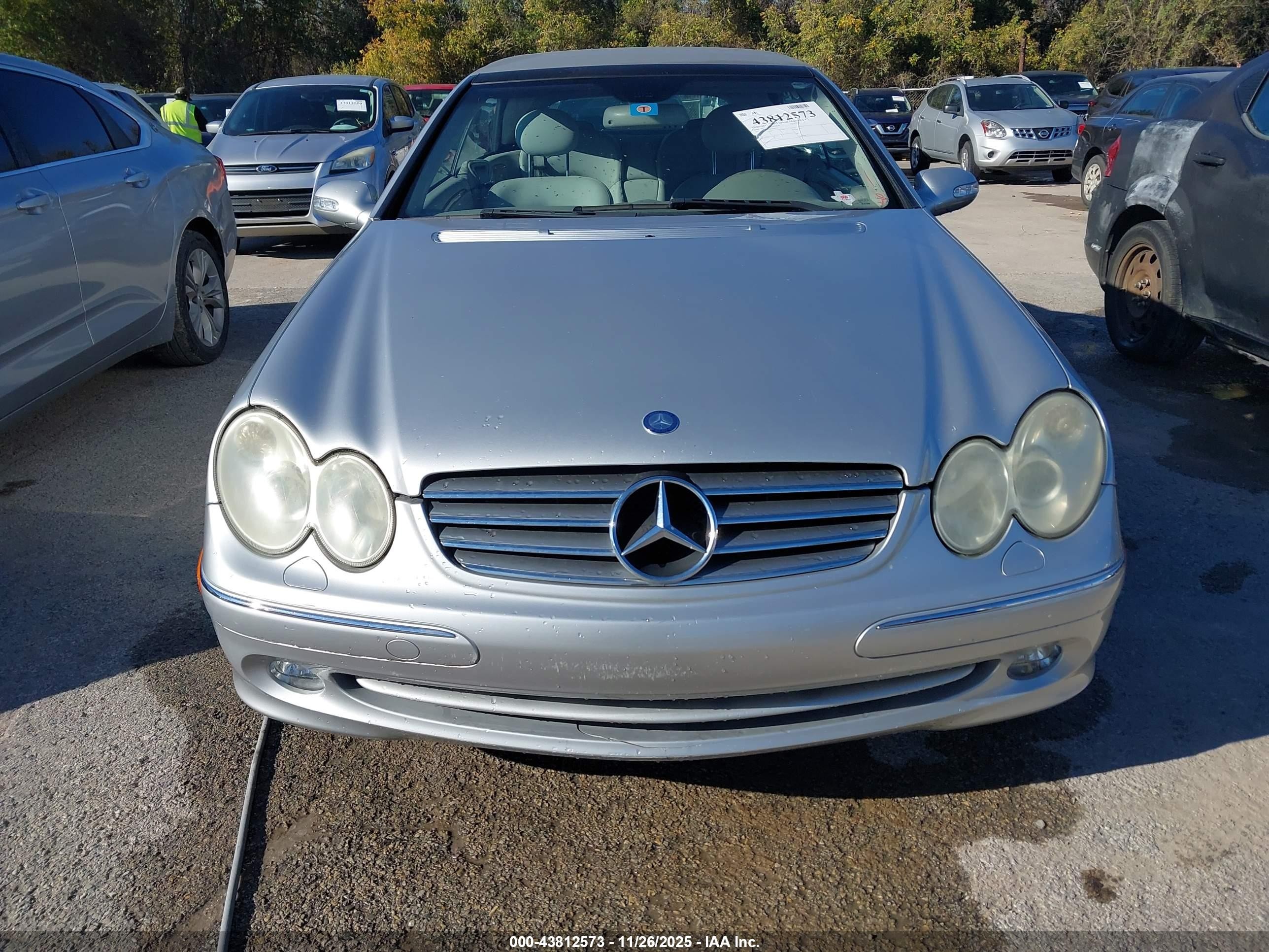 2004 Mercedes-benz Clk 320   Gray vin: WDBTK65G24T024755