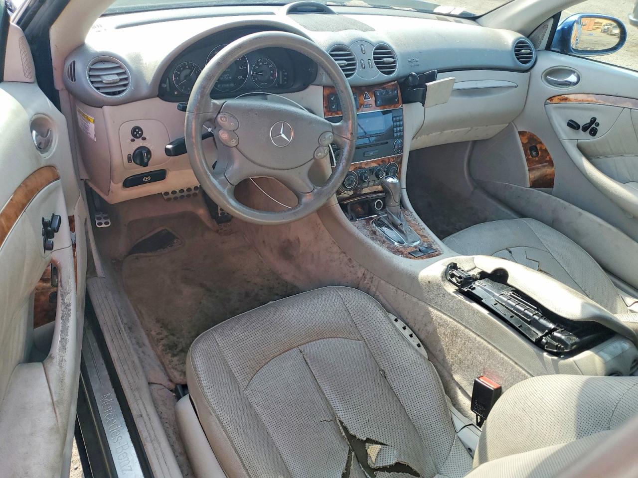 2005 Mercedes-benz Clk 320 Blue vin: WDBTK65G25T037894