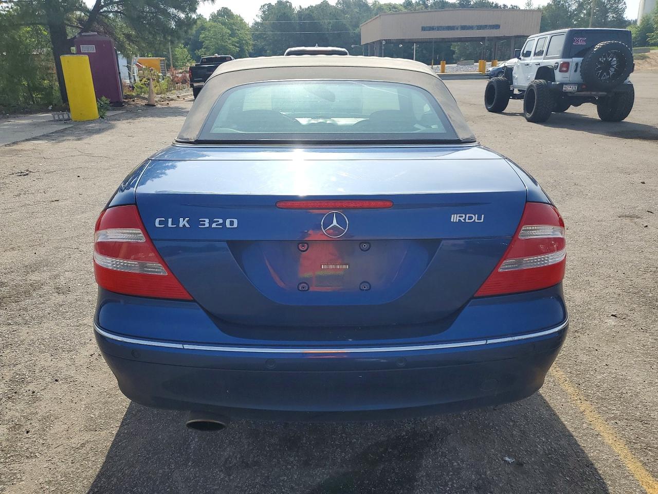 2005 Mercedes-benz Clk 320 Blue vin: WDBTK65G25T037894