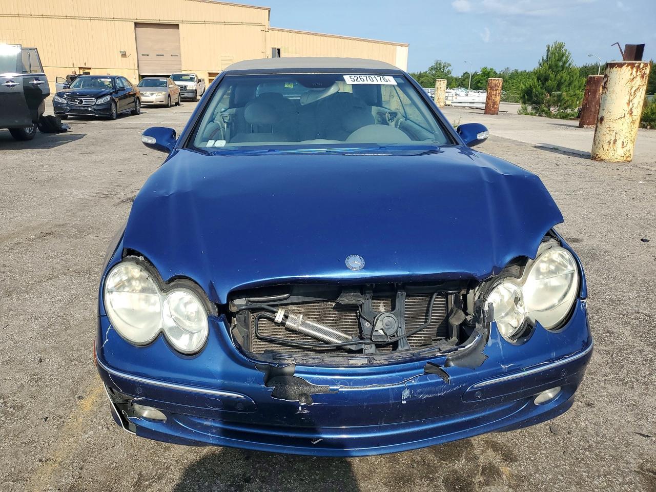 2005 Mercedes-benz Clk 320 Blue vin: WDBTK65G25T037894