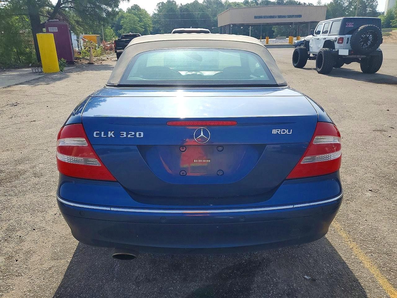 2005 Mercedes-benz Clk 320 Blue vin: WDBTK65G25T037894