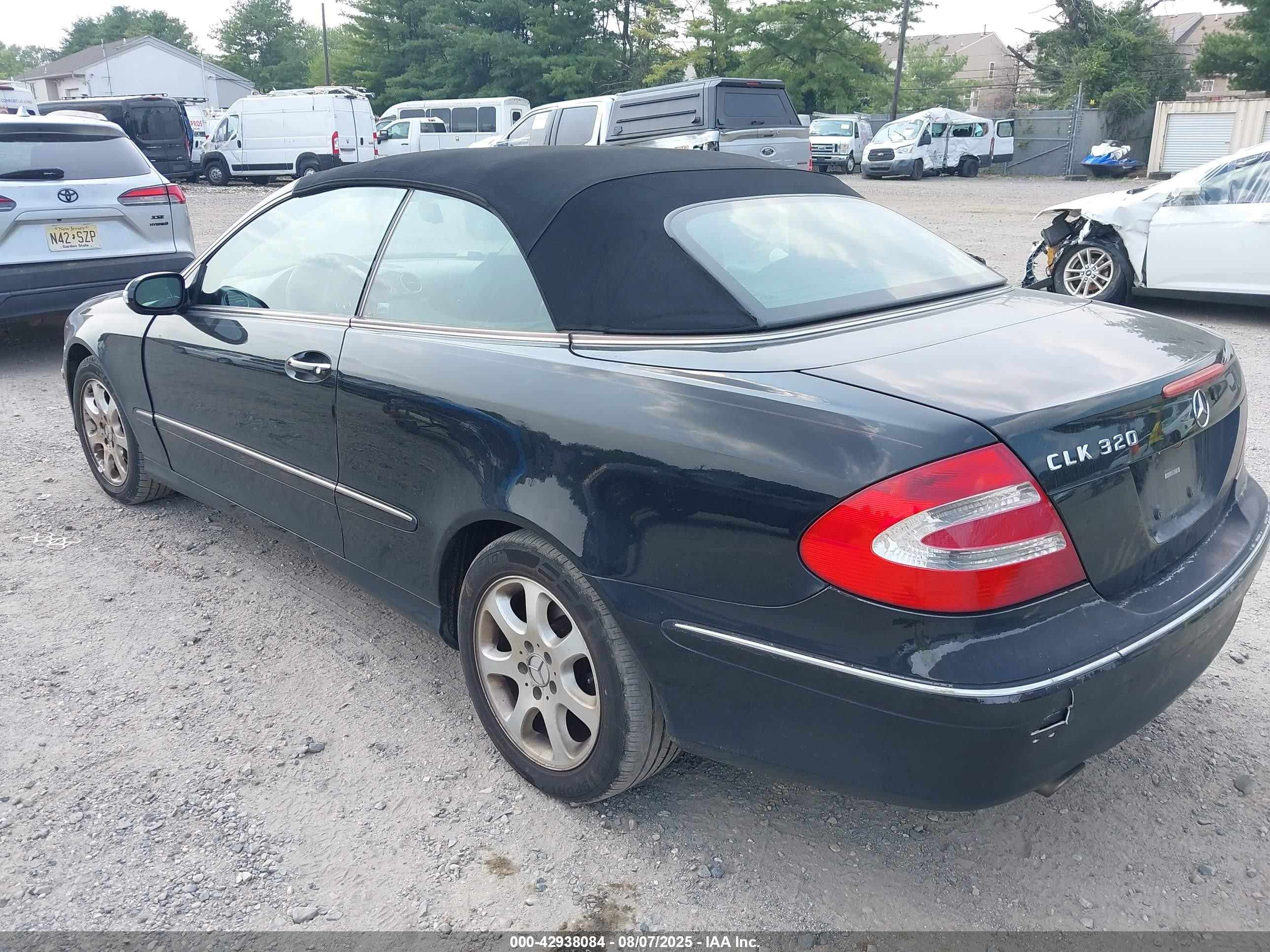 2004 Mercedes-benz Clk 320   Черный vin: WDBTK65G34T012775