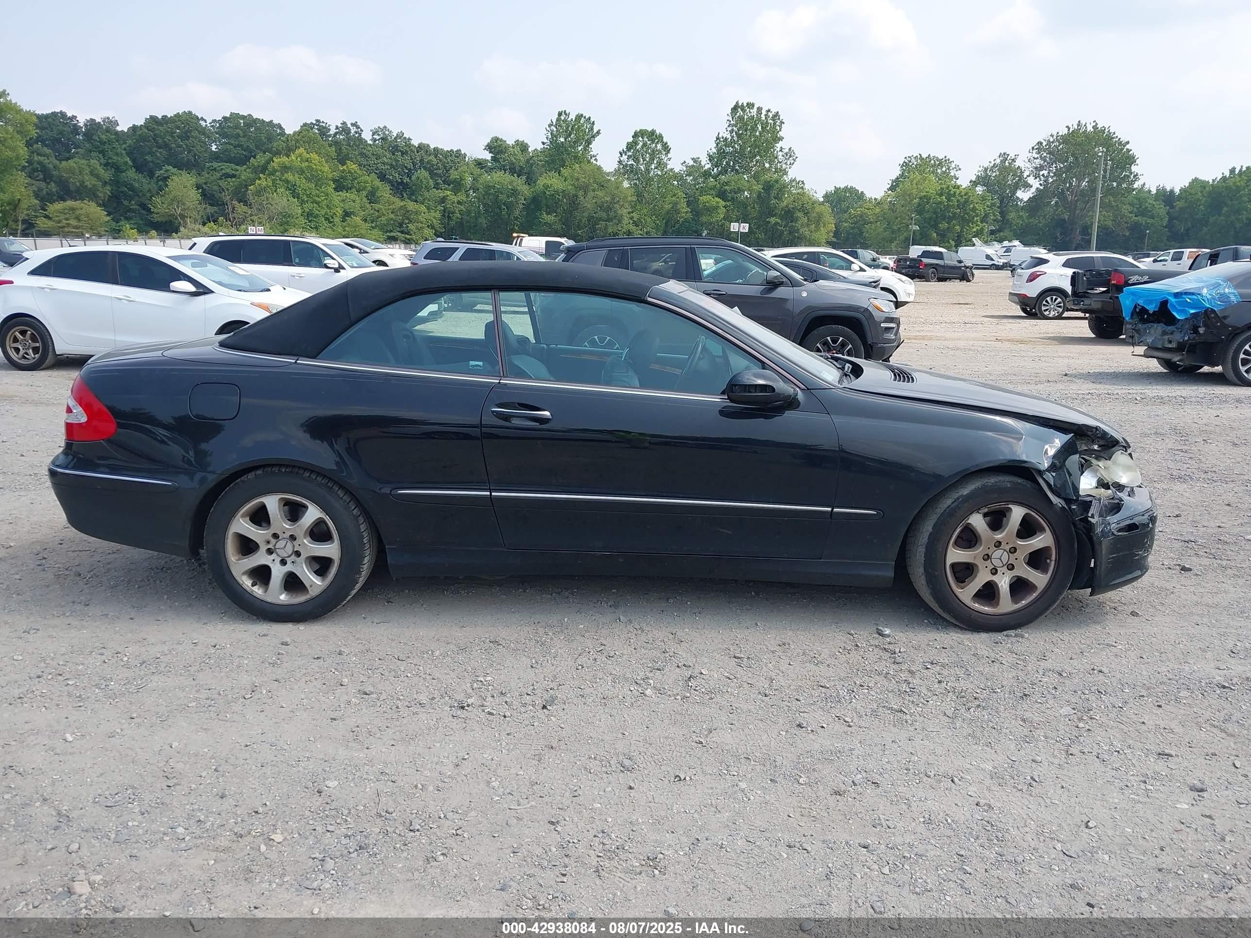 2004 Mercedes-benz Clk 320   Черный vin: WDBTK65G34T012775