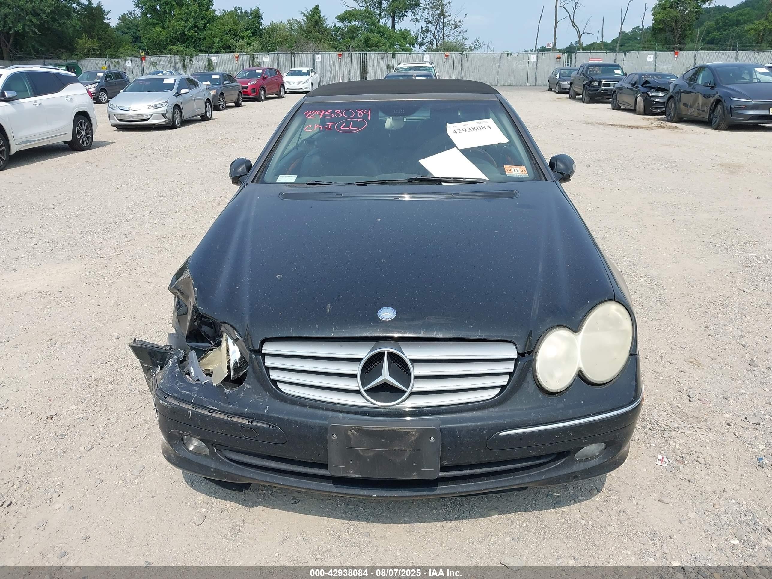 2004 Mercedes-benz Clk 320   Черный vin: WDBTK65G34T012775