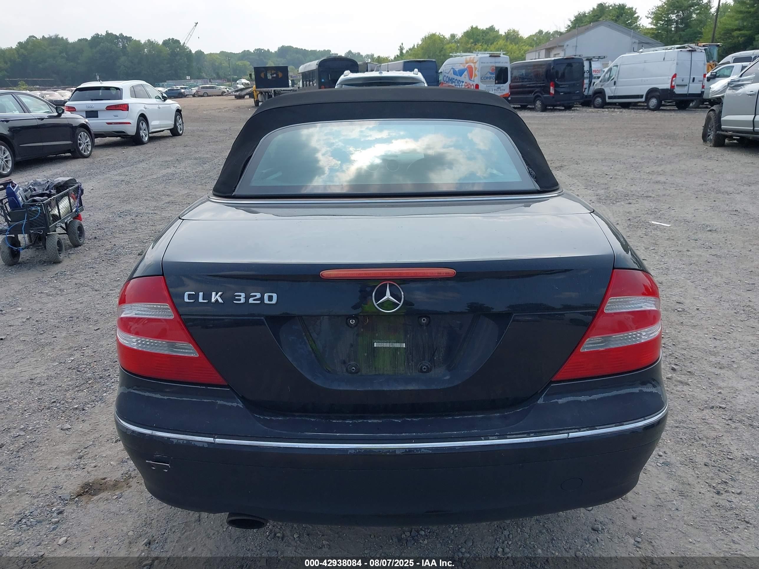 2004 Mercedes-benz Clk 320   Черный vin: WDBTK65G34T012775