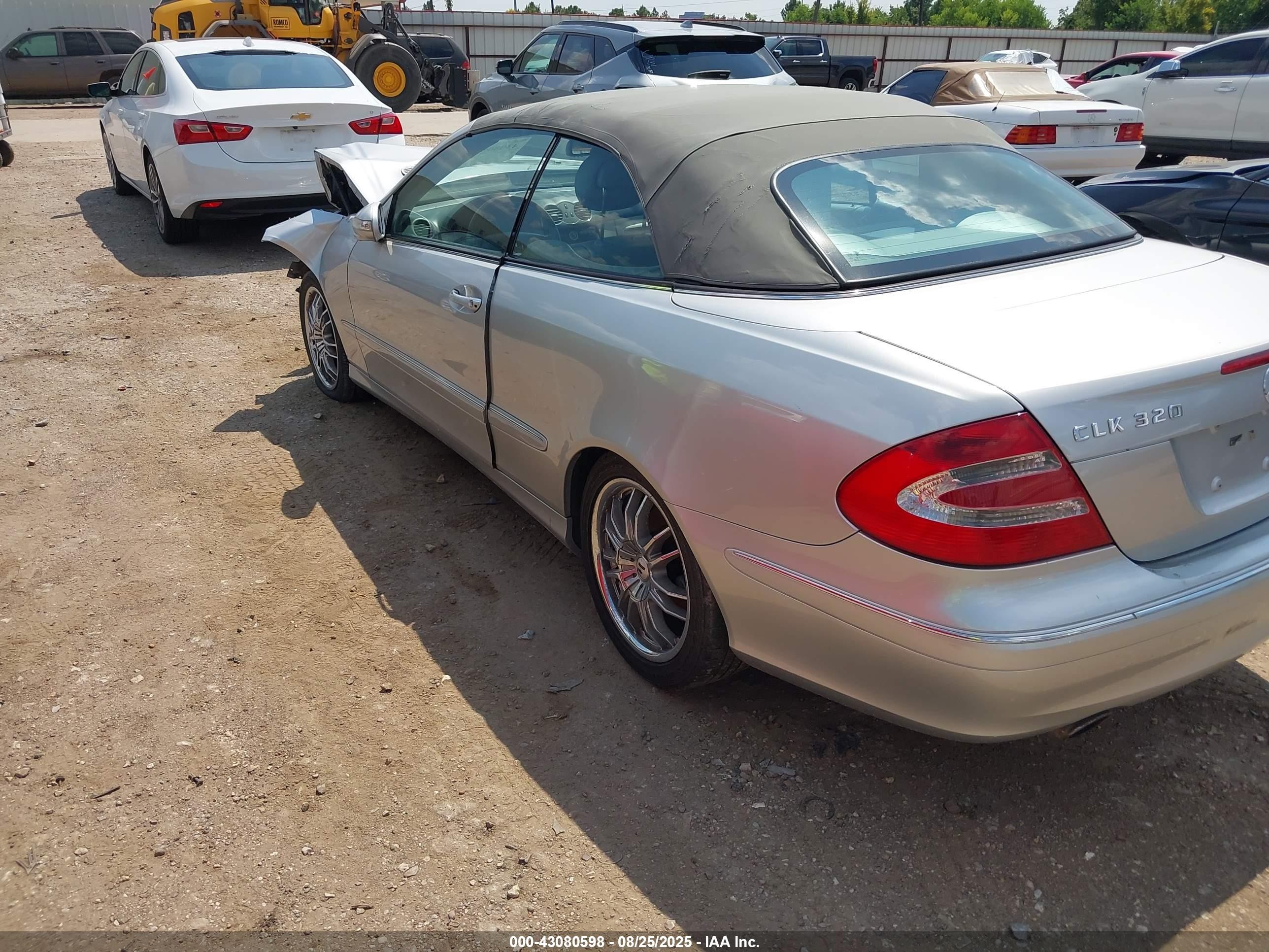 2005 Mercedes-benz Clk 320   Gray vin: WDBTK65G35T041775