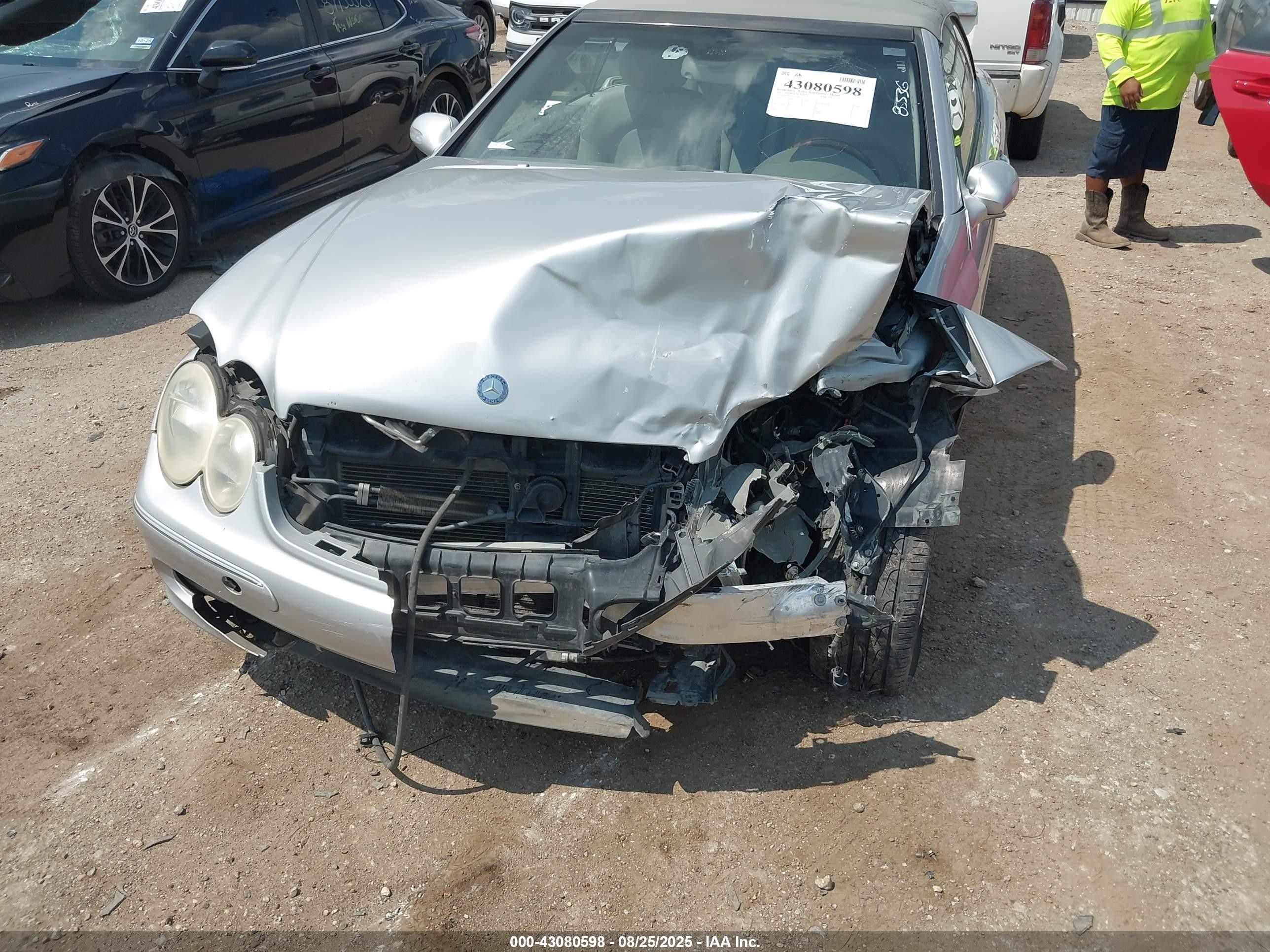2005 Mercedes-benz Clk 320   Gray vin: WDBTK65G35T041775