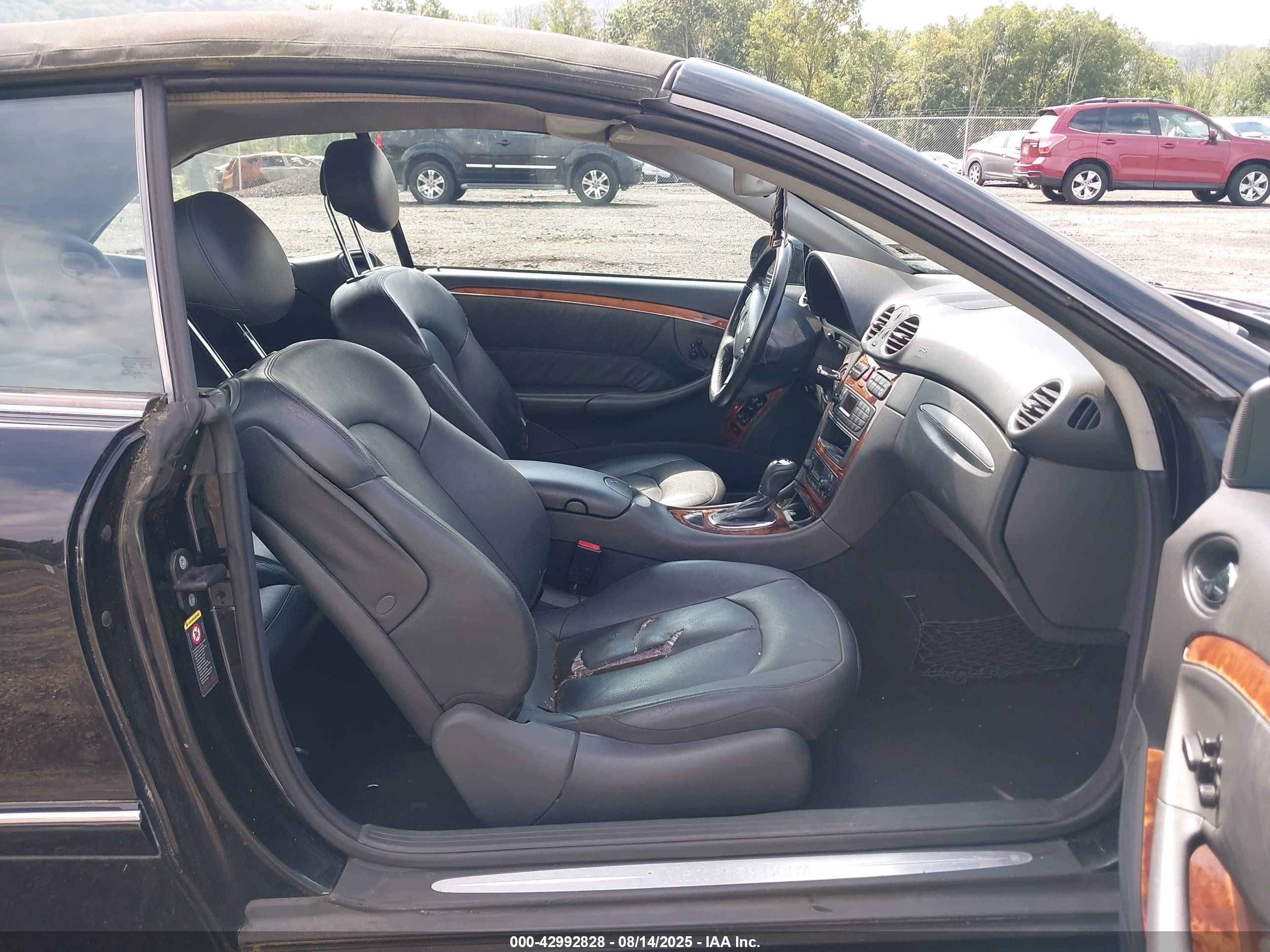 2004 Mercedes-benz Clk 320   Черный vin: WDBTK65G44T019525