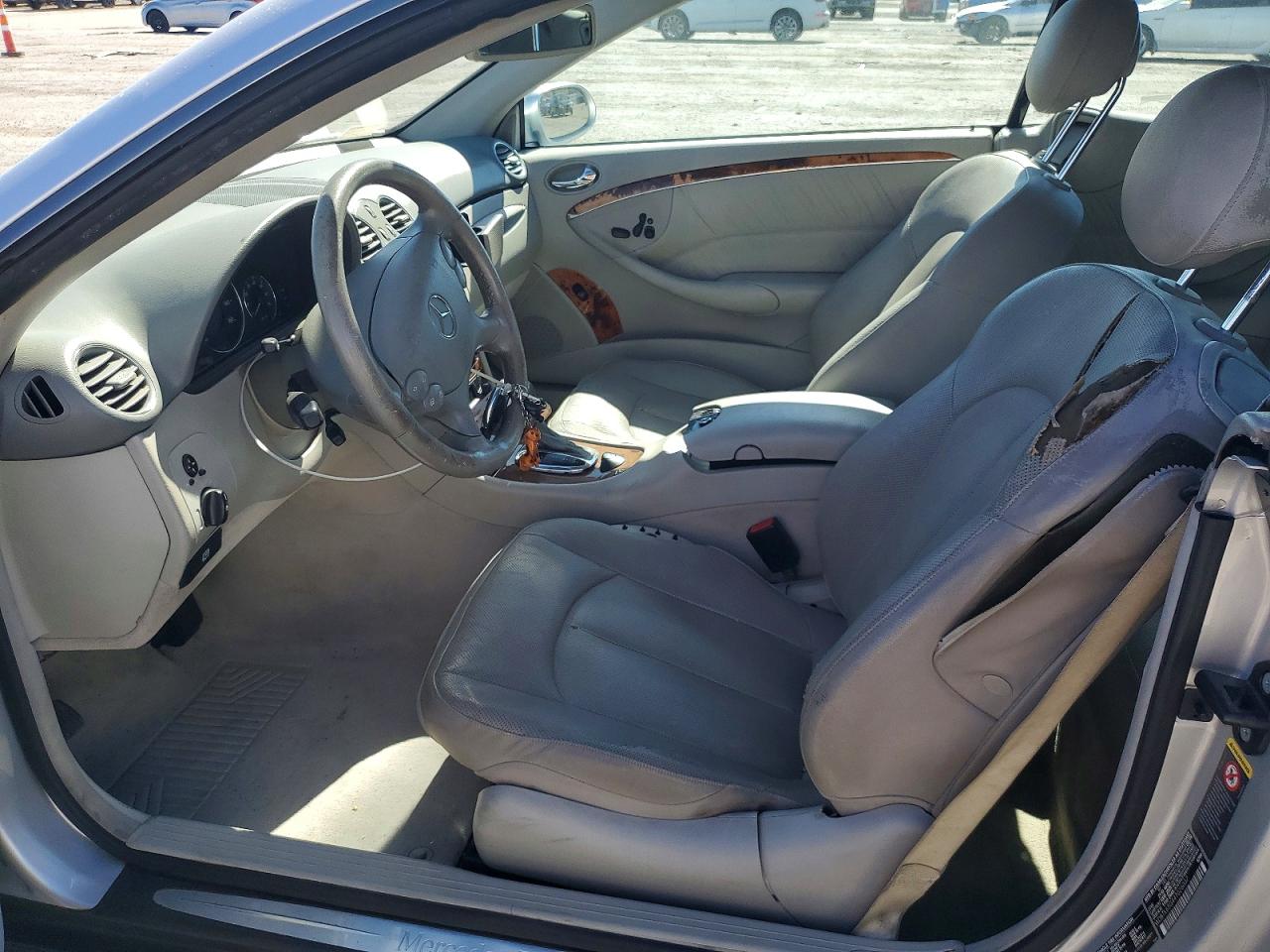 2004 Mercedes-benz Clk 320 Silver vin: WDBTK65G44T026037