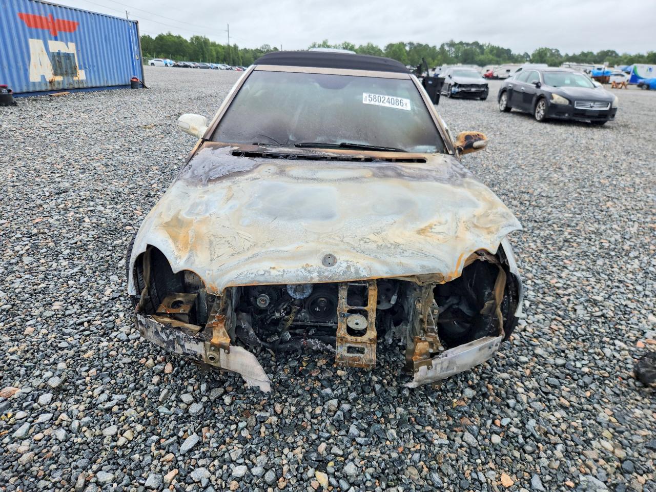 2005 Mercedes-benz Clk 320 White vin: WDBTK65G45T045303