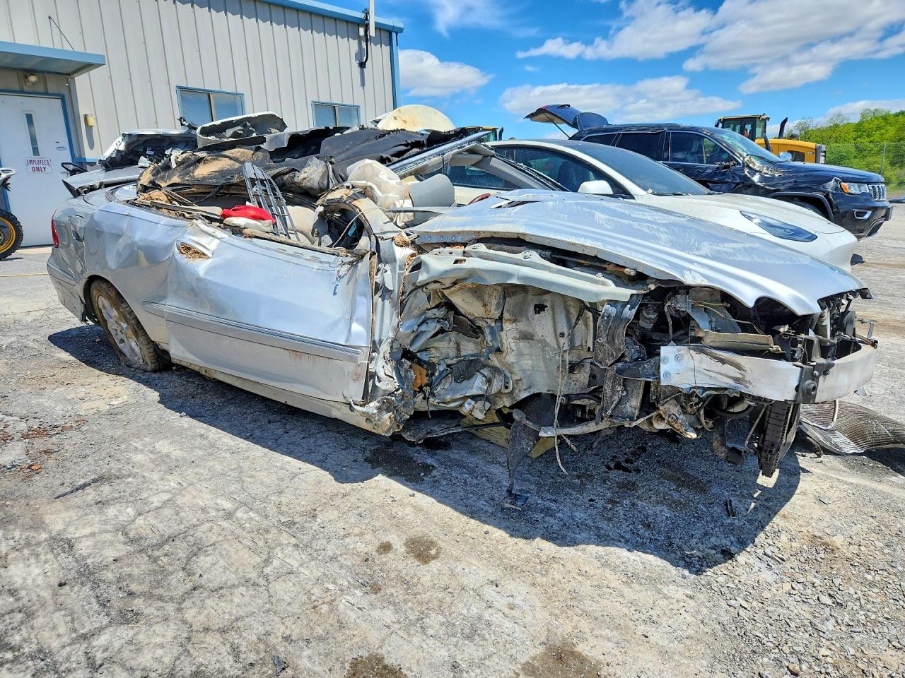 2004 Mercedes-benz Clk 320 Серебряный vin: WDBTK65G54T031683