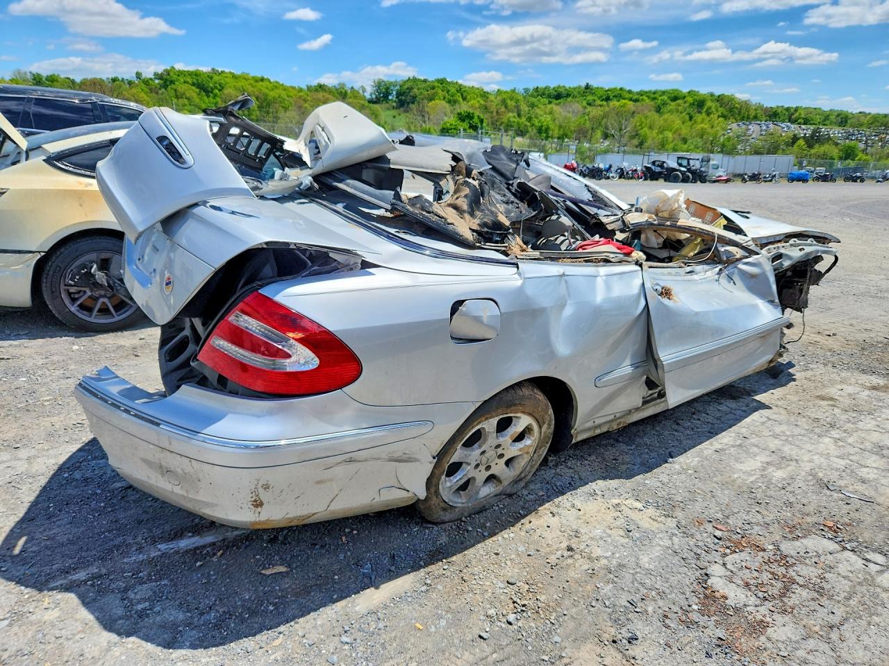 2004 Mercedes-benz Clk 320 Серебряный vin: WDBTK65G54T031683