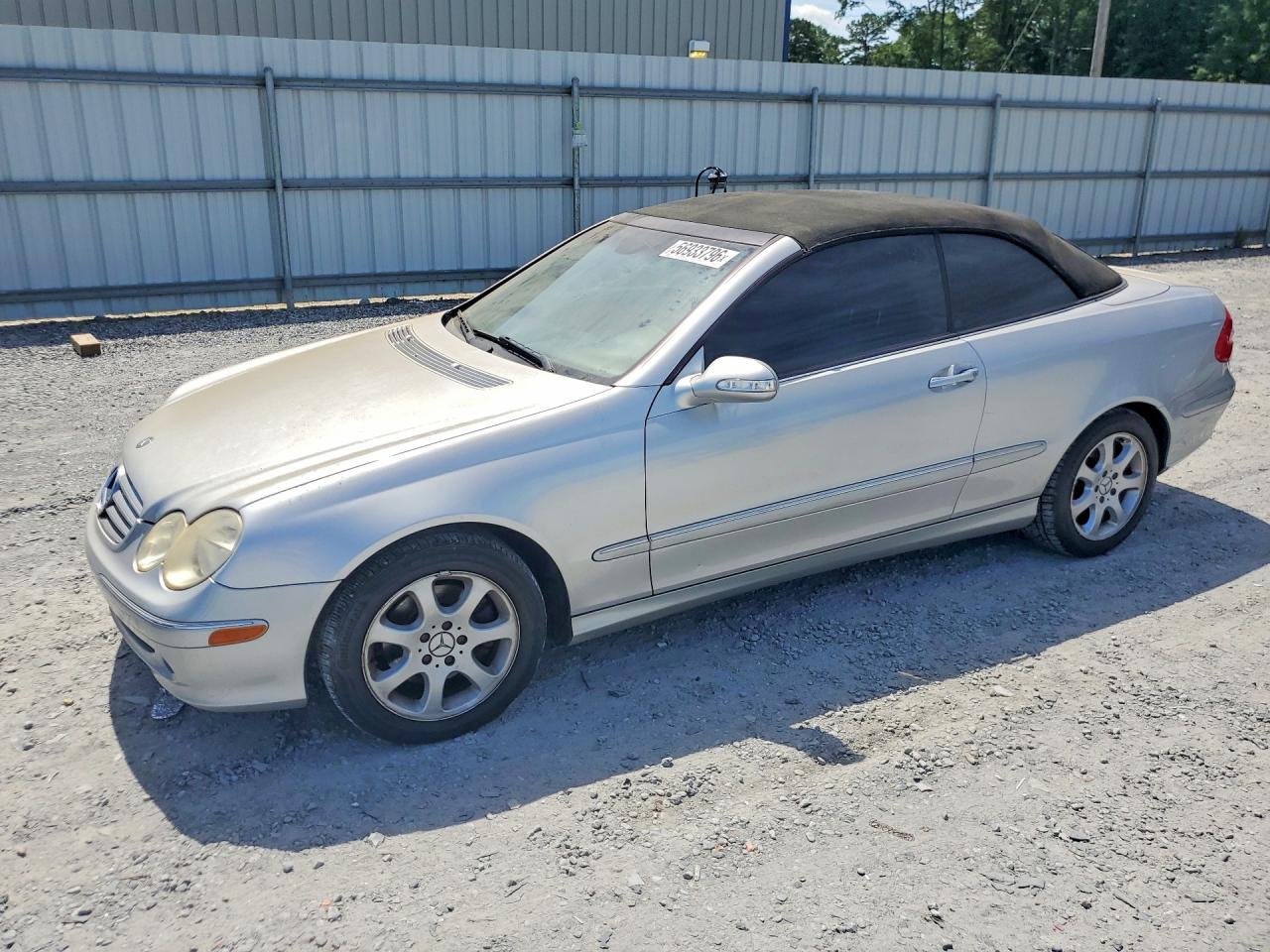 2004 Mercedes-benz Clk 320 Silver vin: WDBTK65G64T033507