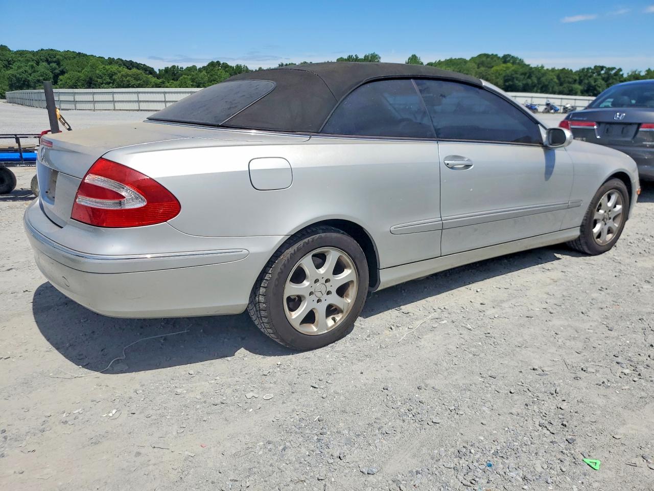 2004 Mercedes-benz Clk 320 Silver vin: WDBTK65G64T033507