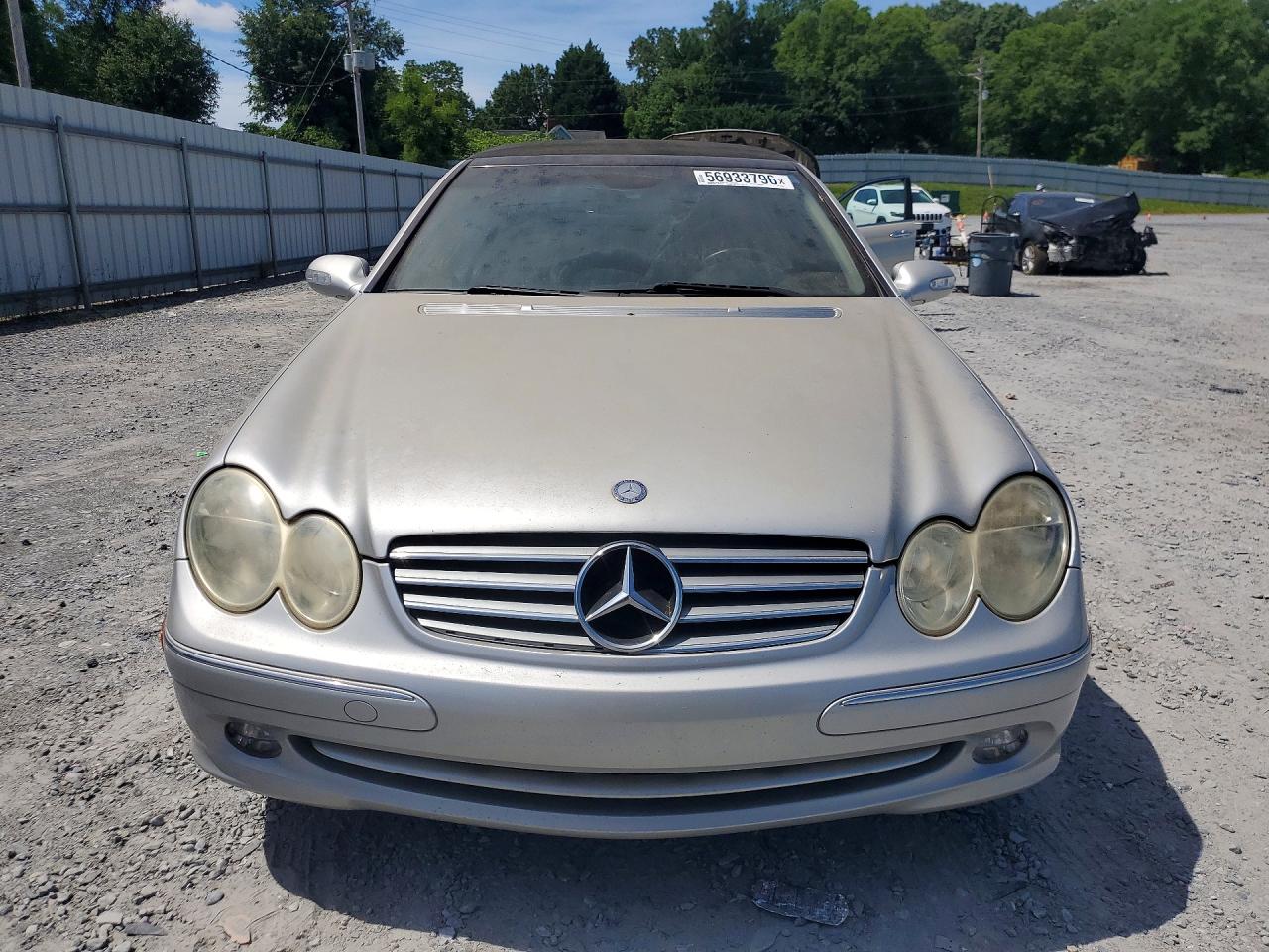 2004 Mercedes-benz Clk 320 Silver vin: WDBTK65G64T033507