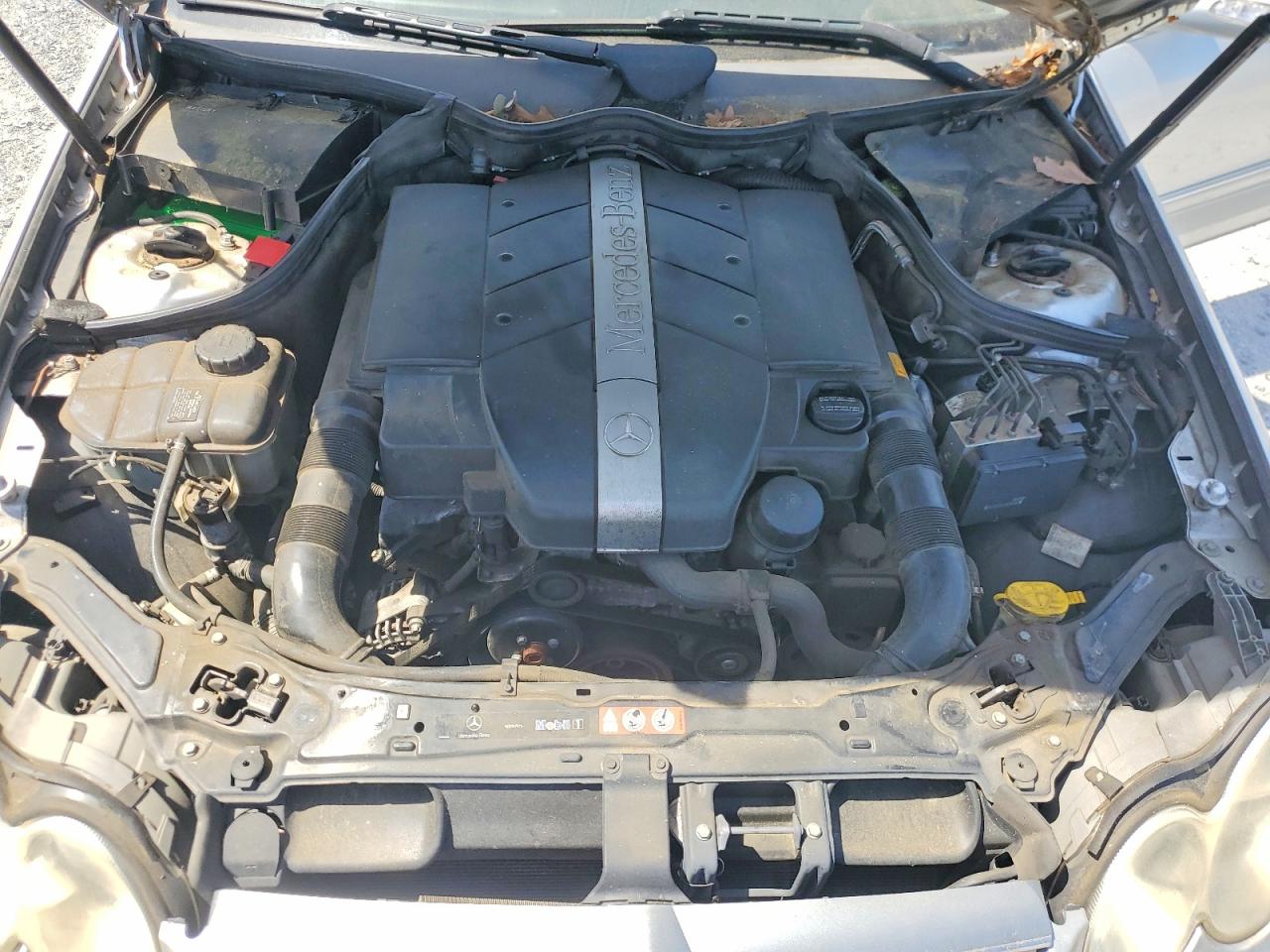 2004 Mercedes-benz Clk 320 Silver vin: WDBTK65G64T033507