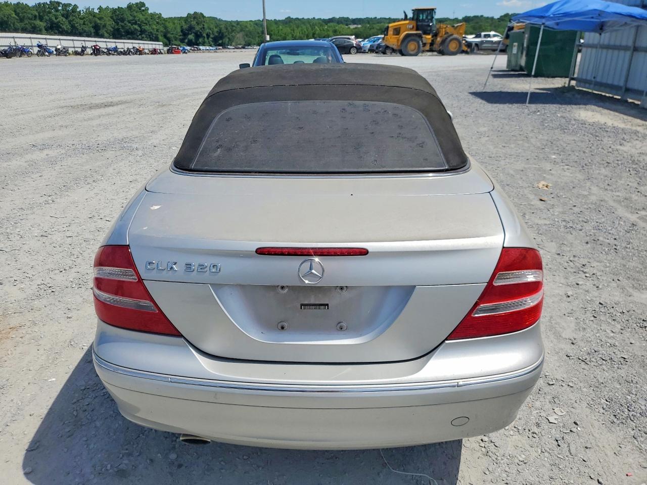 2004 Mercedes-benz Clk 320 Silver vin: WDBTK65G64T033507