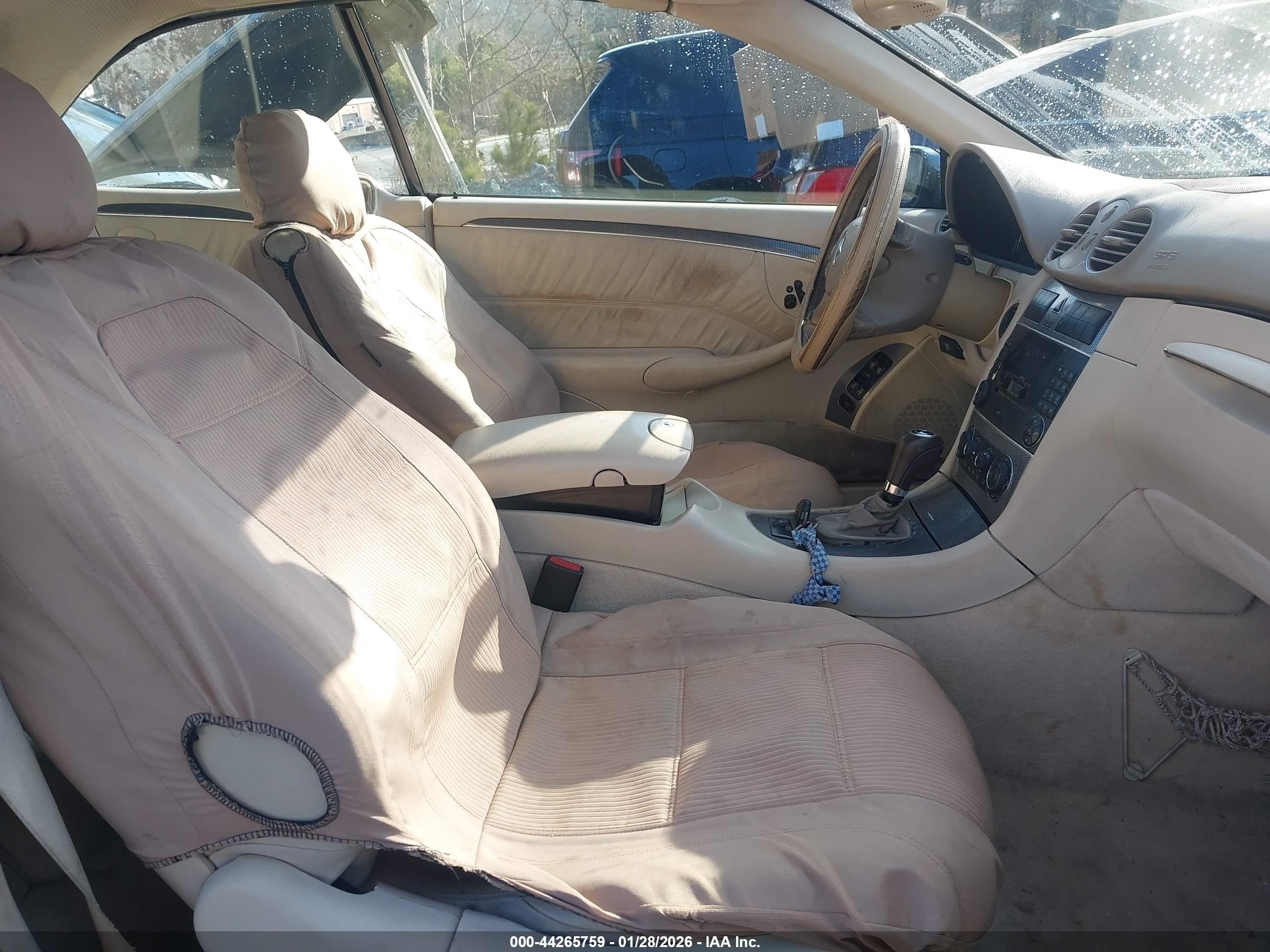 2005 Mercedes-benz Clk 320   Blue vin: WDBTK65G65T035050