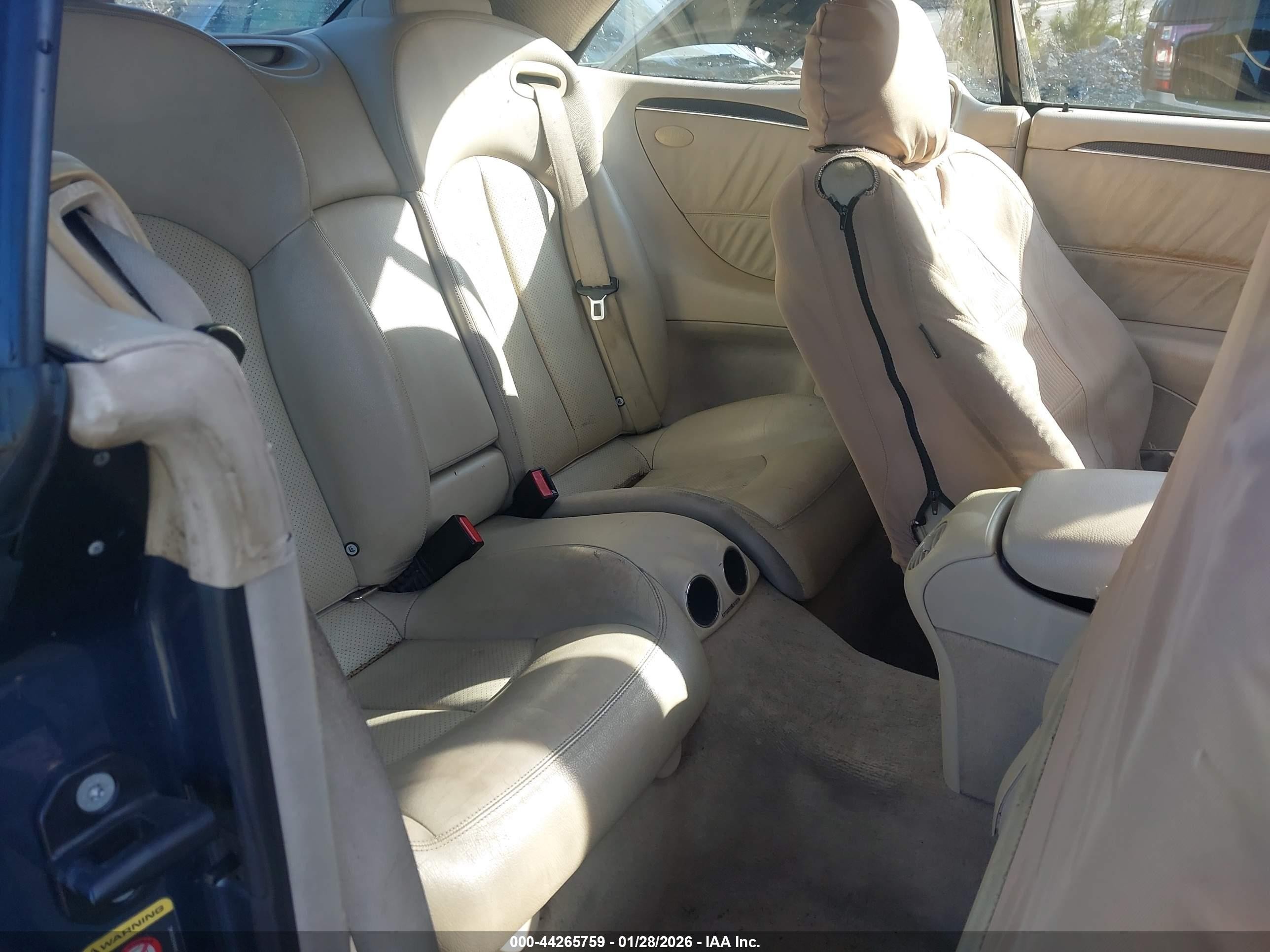 2005 Mercedes-benz Clk 320   Blue vin: WDBTK65G65T035050