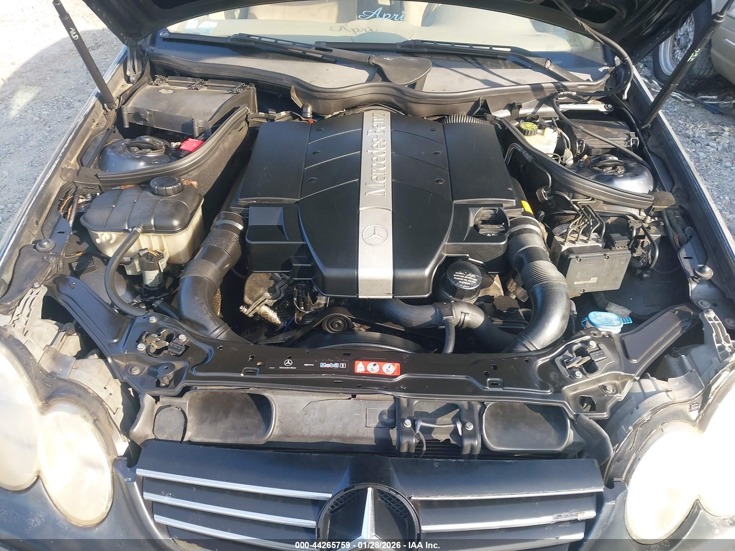 2005 Mercedes-benz Clk 320   Blue vin: WDBTK65G65T035050