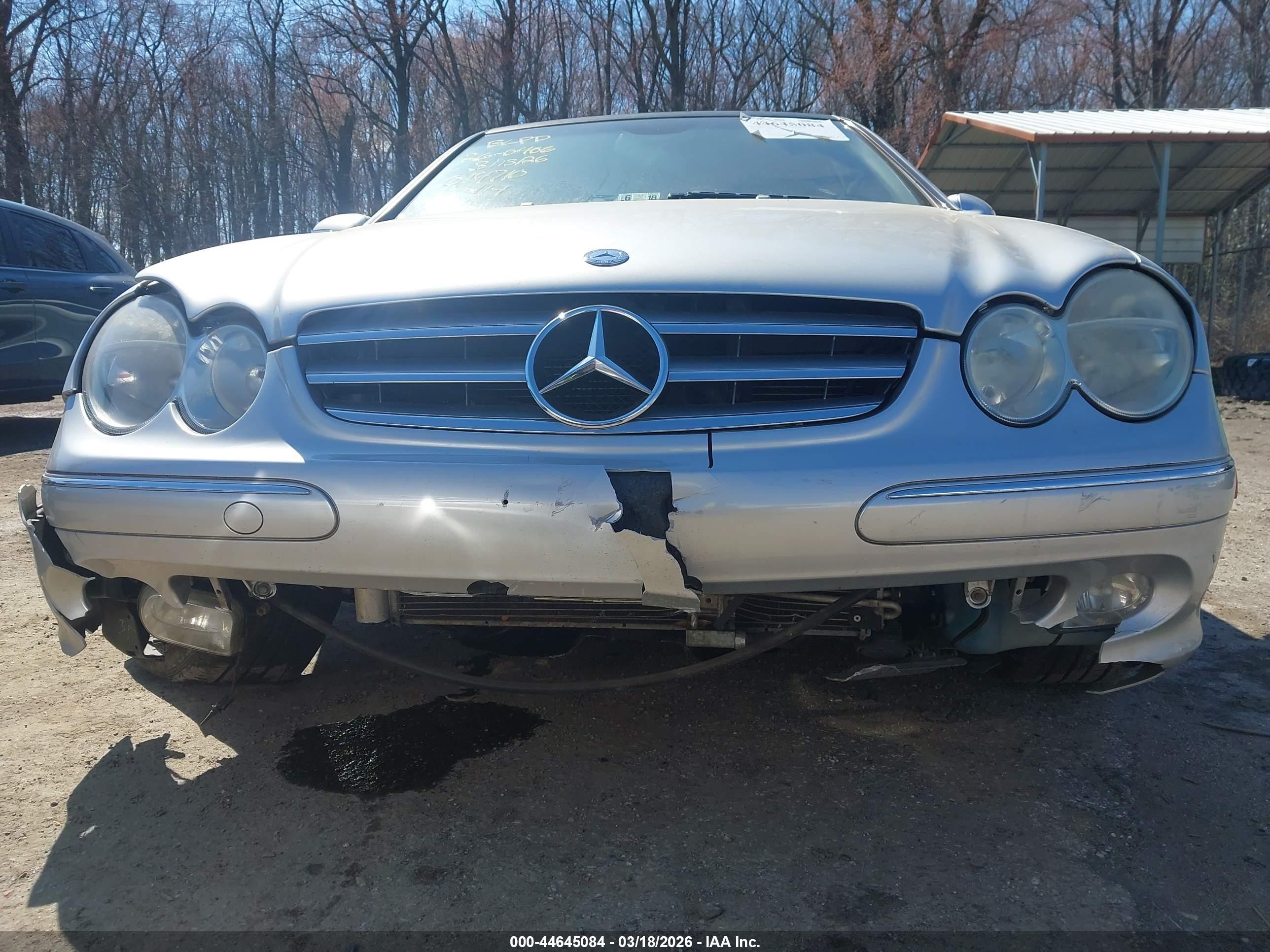 2004 Mercedes-benz Clk 320   Silver vin: WDBTK65G74T014710