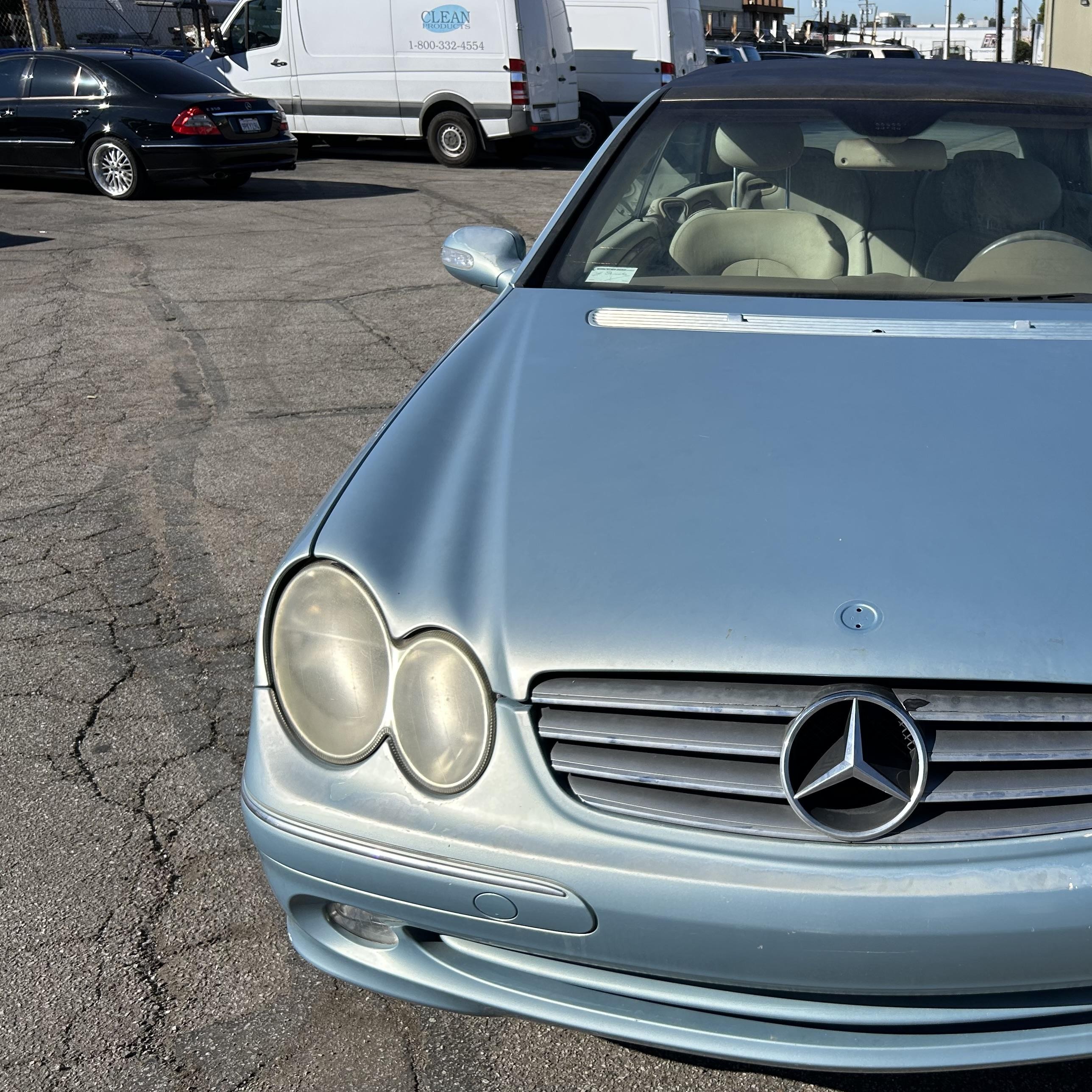 2004 Mercedes-benz Clk 320   Blue vin: WDBTK65G74T023651