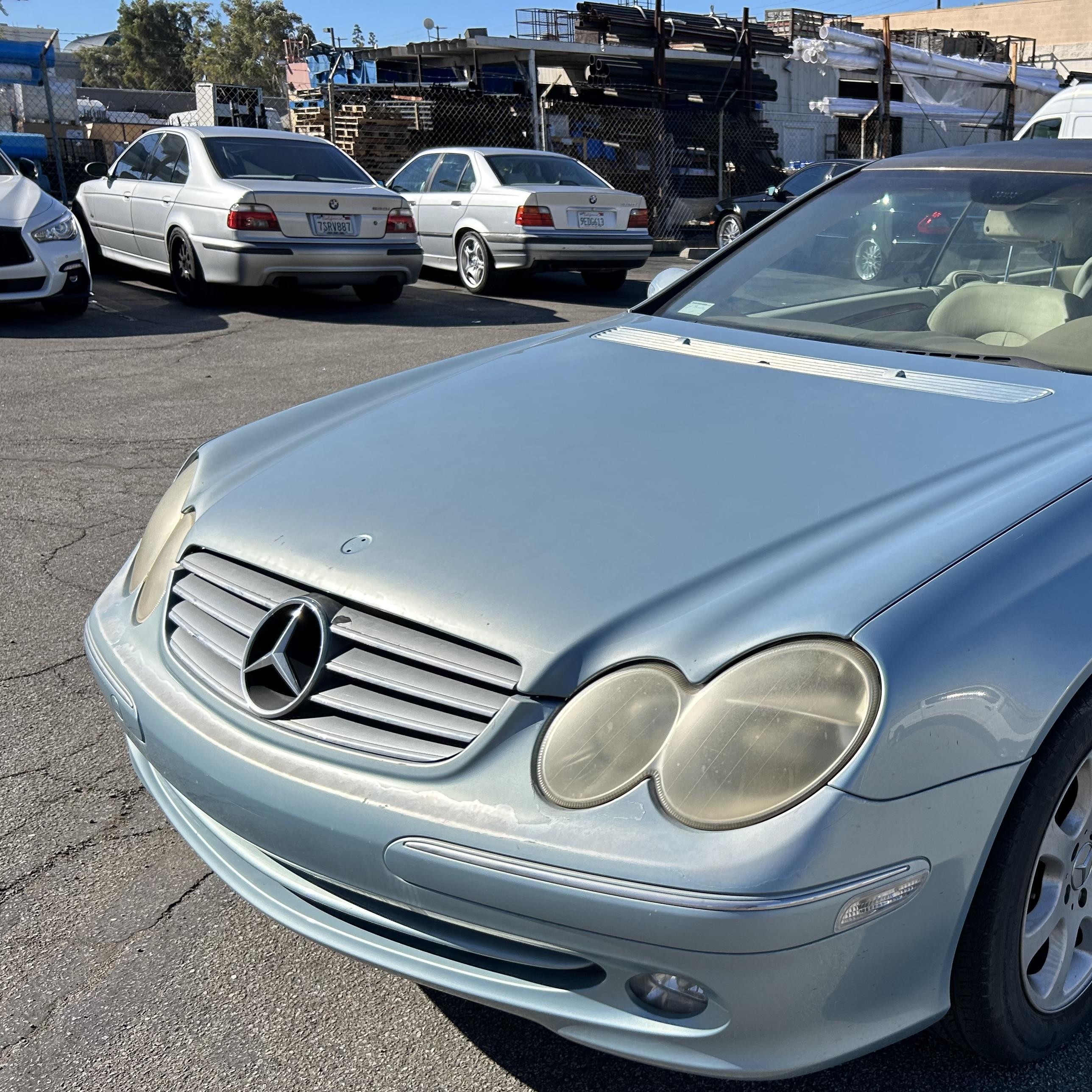 2004 Mercedes-benz Clk 320   Blue vin: WDBTK65G74T023651