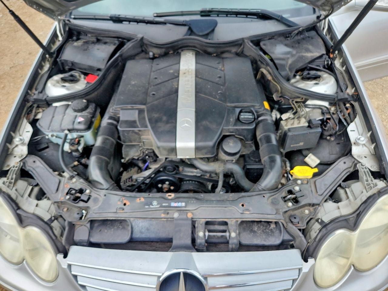 2004 Mercedes-benz Clk 320 Silver vin: WDBTK65G84T016353