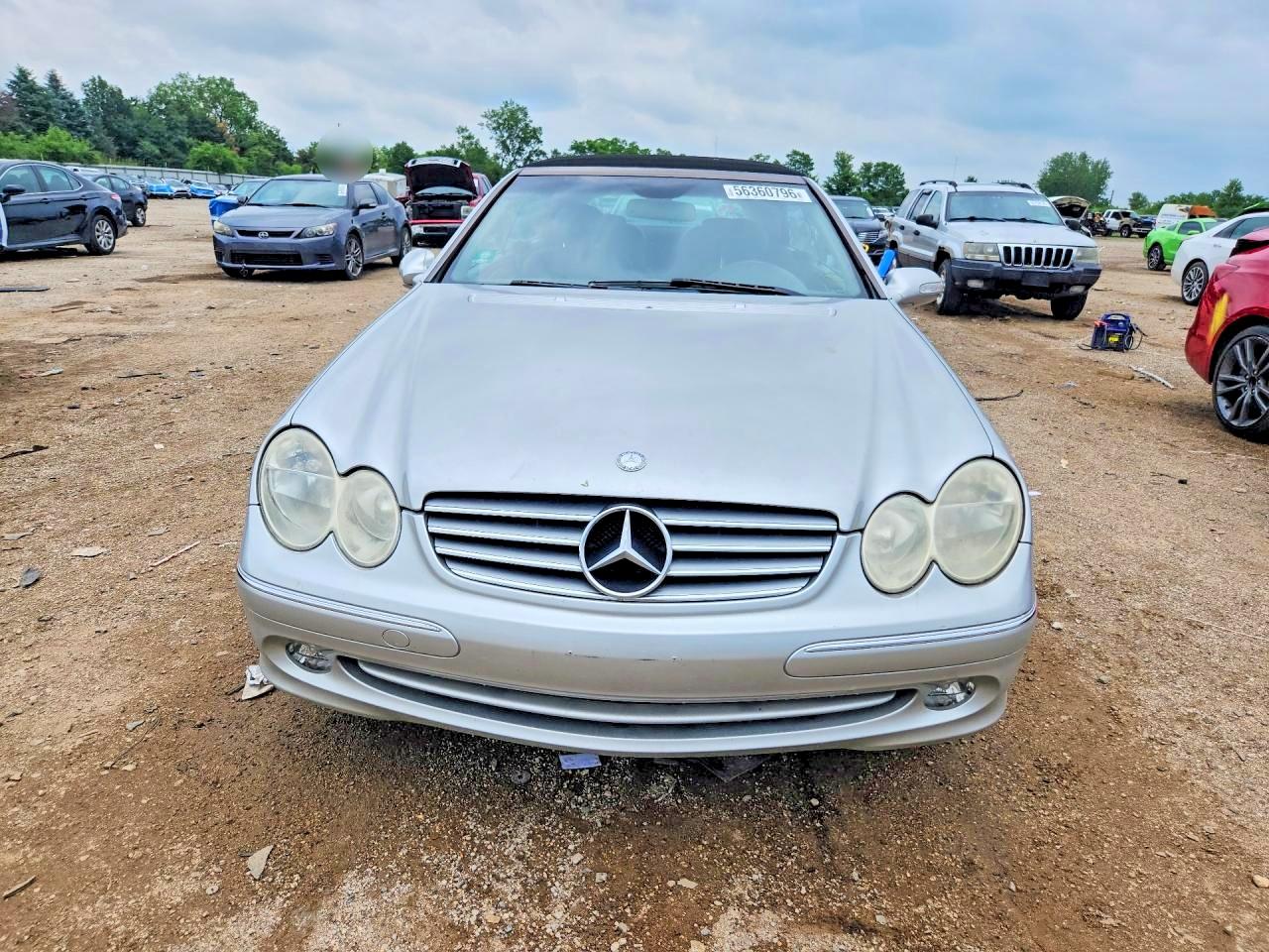 2004 Mercedes-benz Clk 320 Silver vin: WDBTK65G84T016353