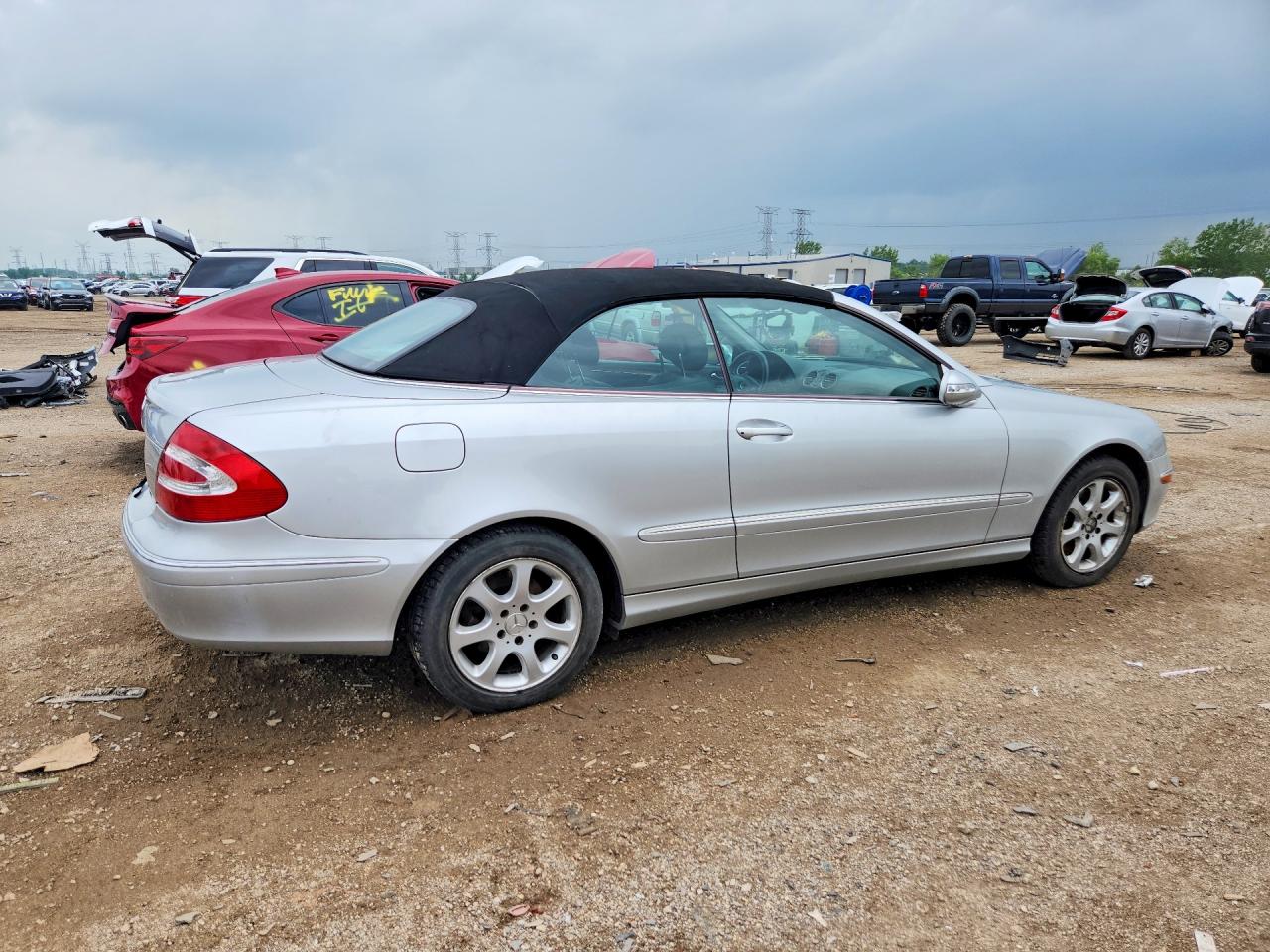 2004 Mercedes-benz Clk 320 Silver vin: WDBTK65G84T016353