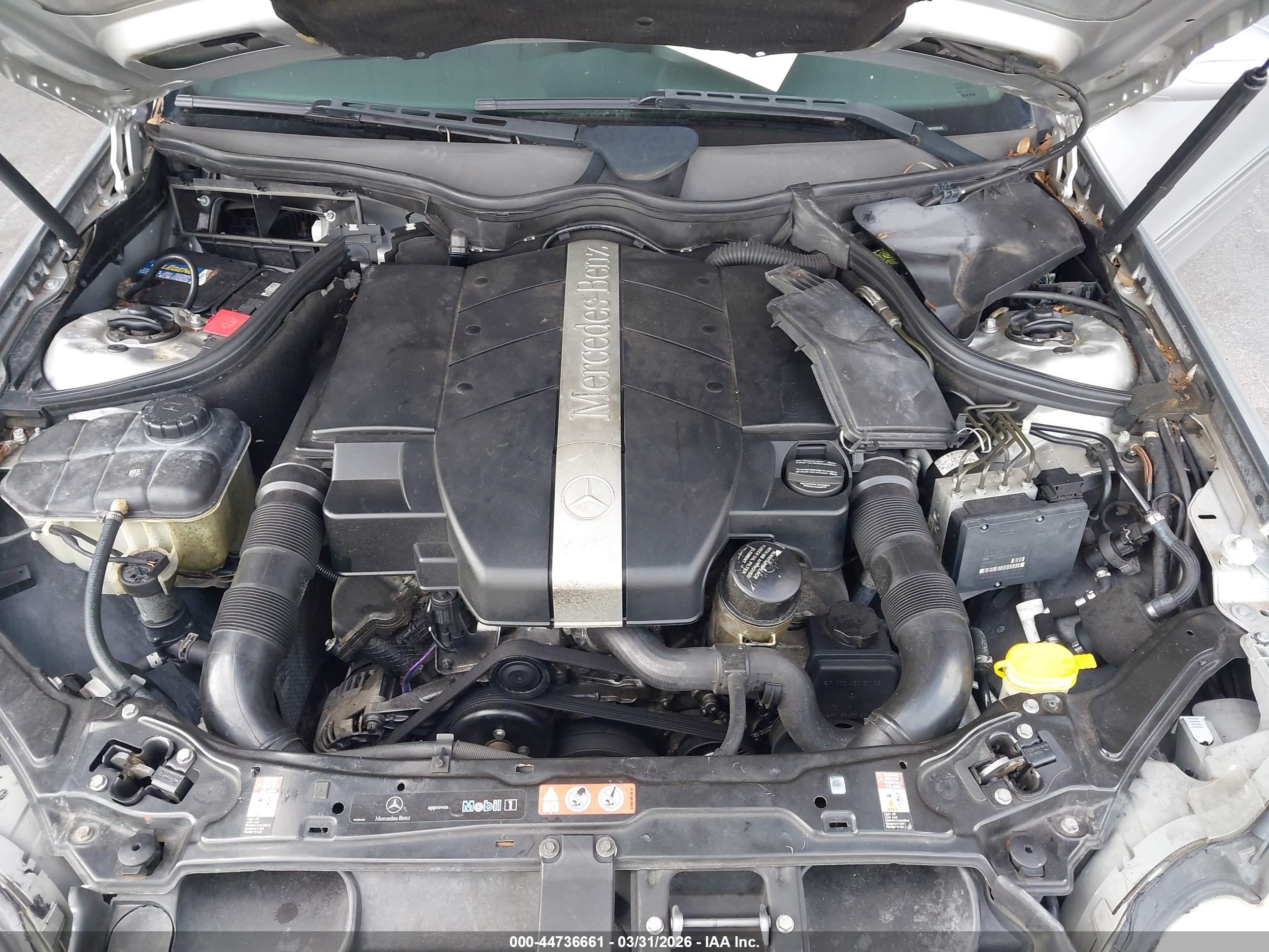 2005 Mercedes-benz Clk 320   Silver vin: WDBTK65G85T035535