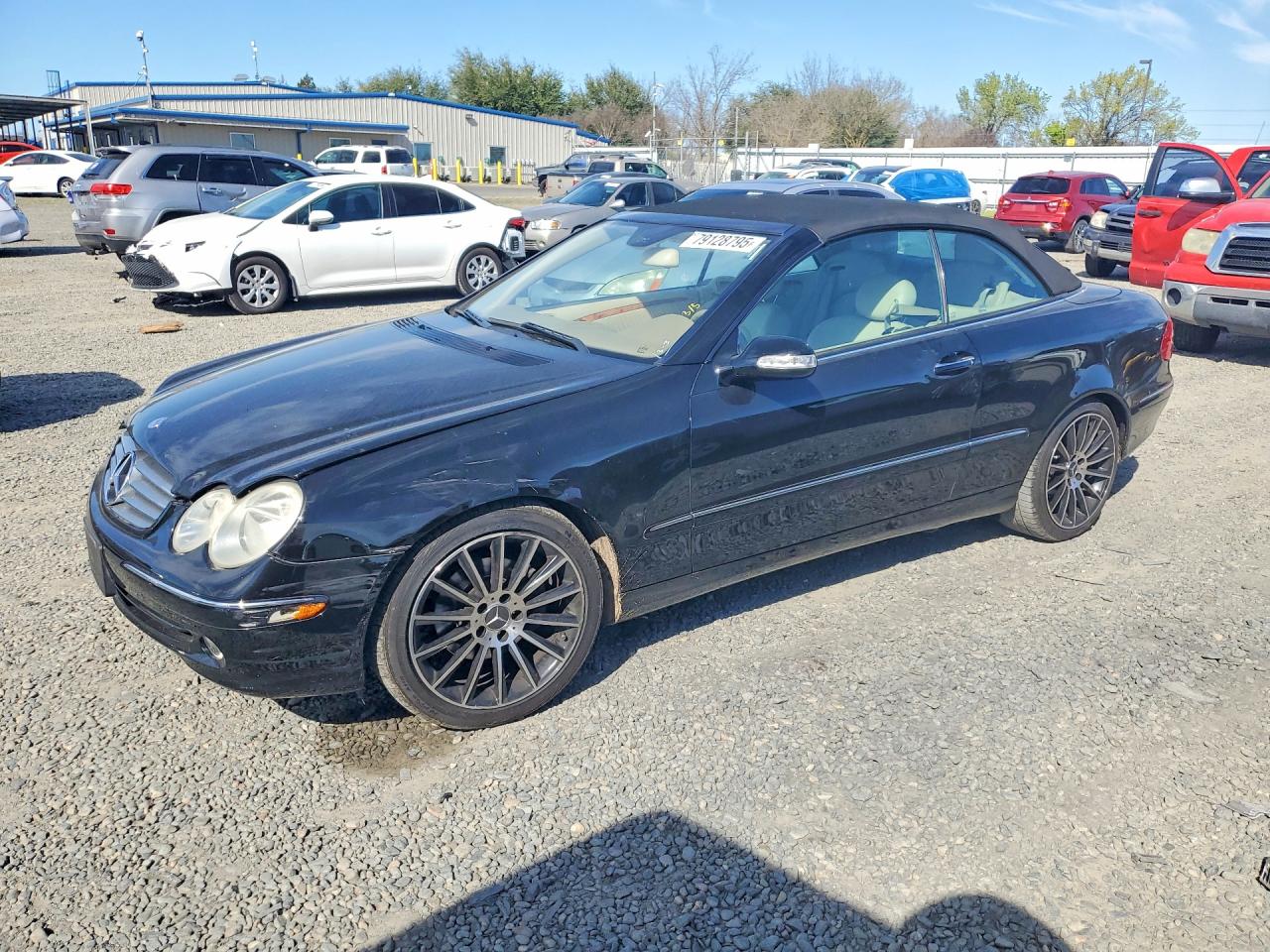 2005 Mercedes-benz Clk 320 Черный vin: WDBTK65G85T044638