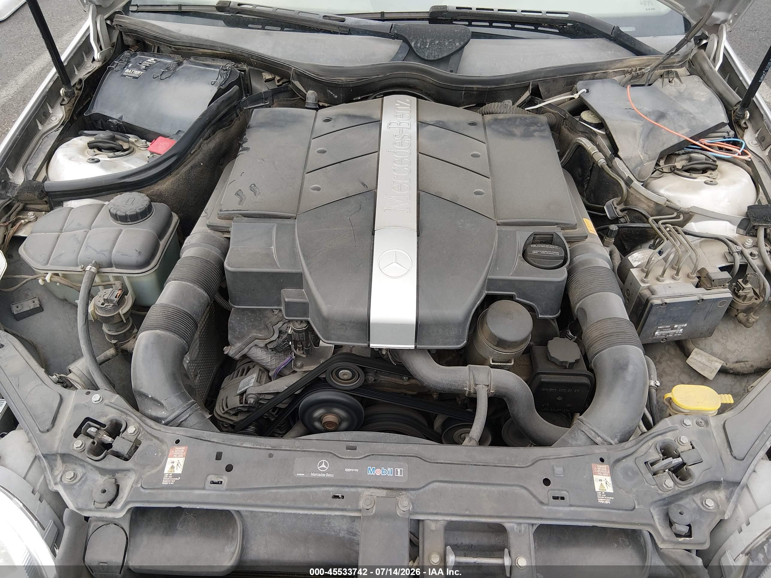 2004 Mercedes-benz Clk 320   Silver vin: WDBTK65GX4T005449