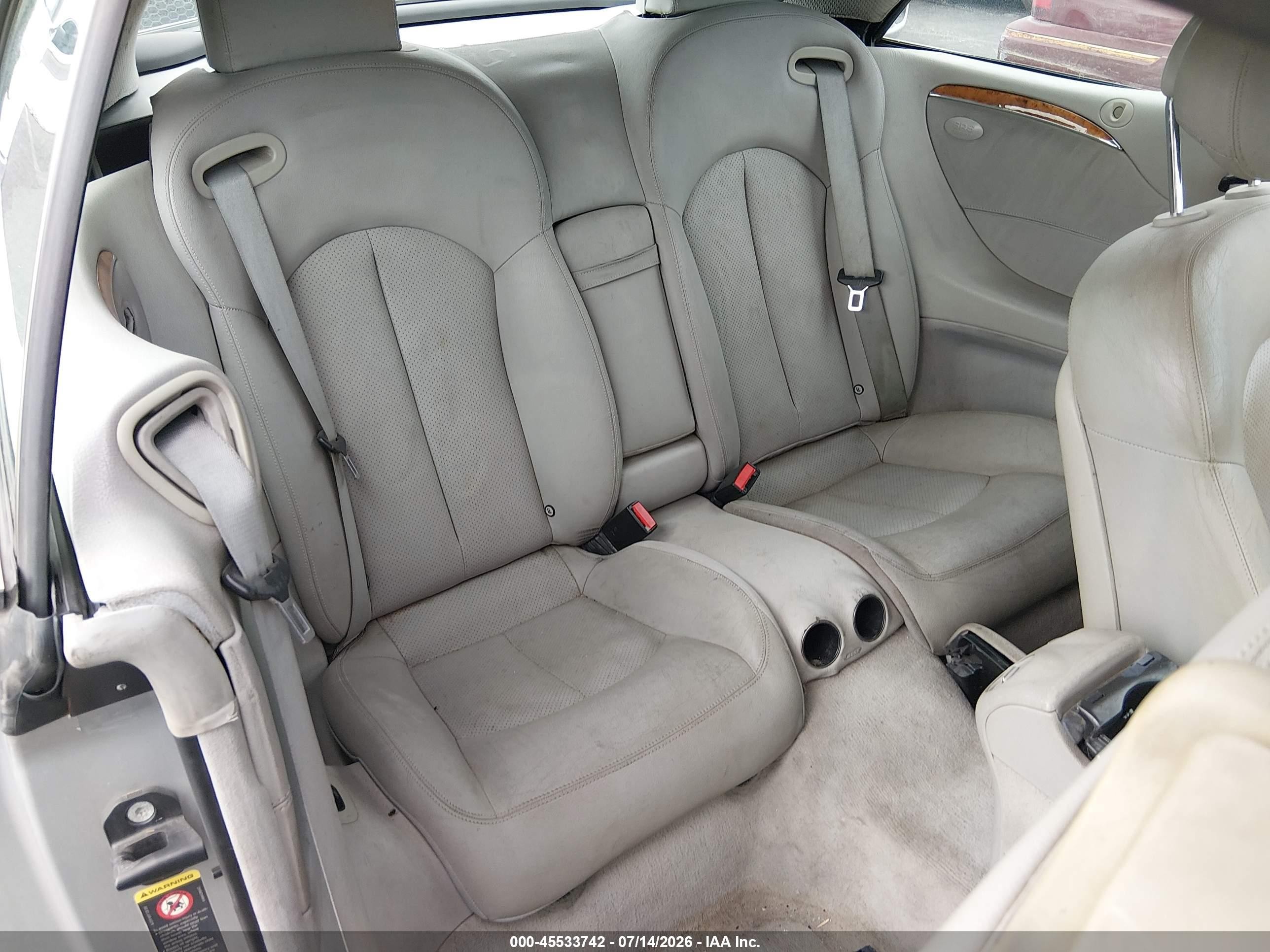 2004 Mercedes-benz Clk 320   Silver vin: WDBTK65GX4T005449