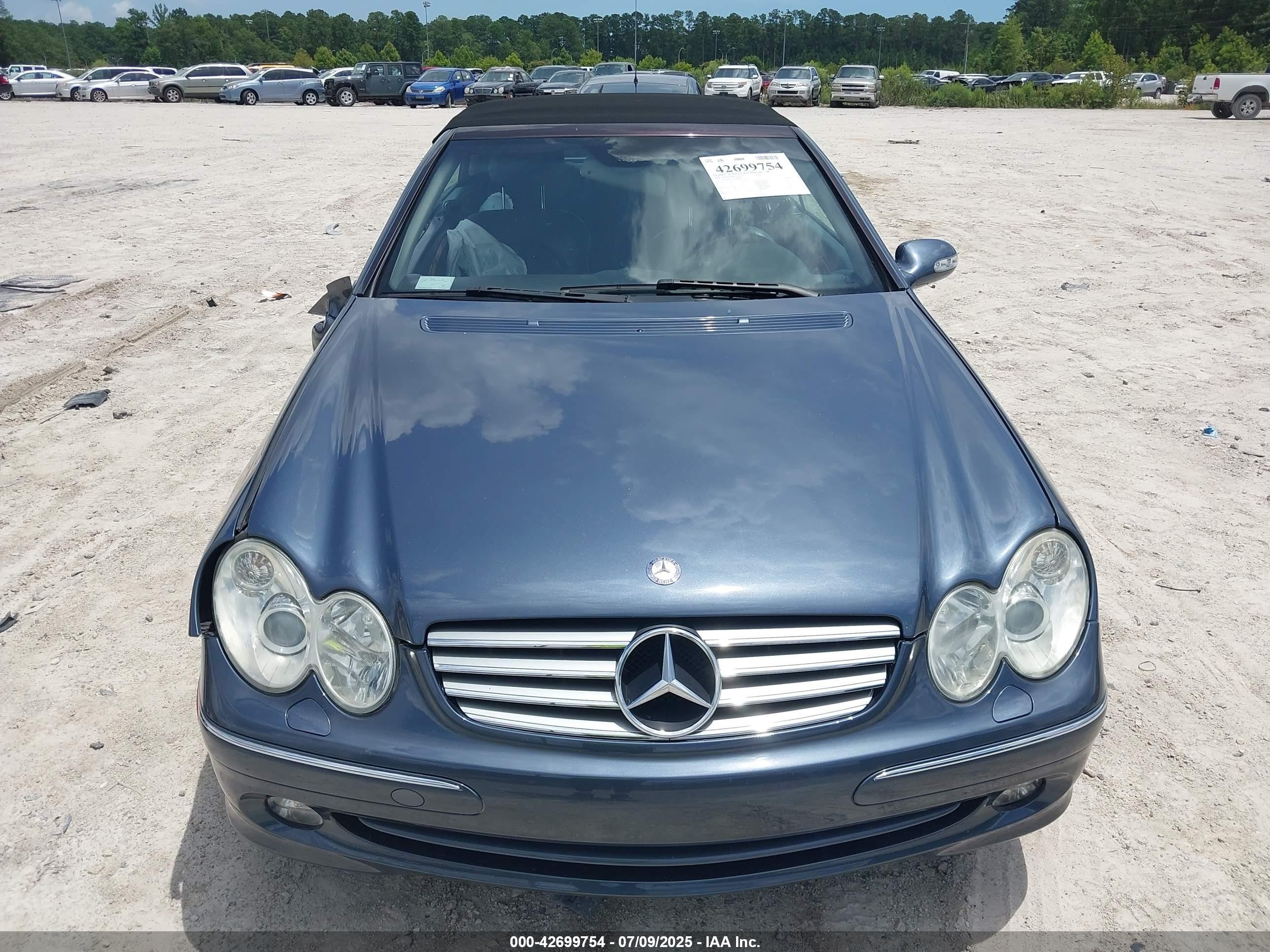 2004 Mercedes-benz Clk 320   Синий vin: WDBTK65GX4T028908