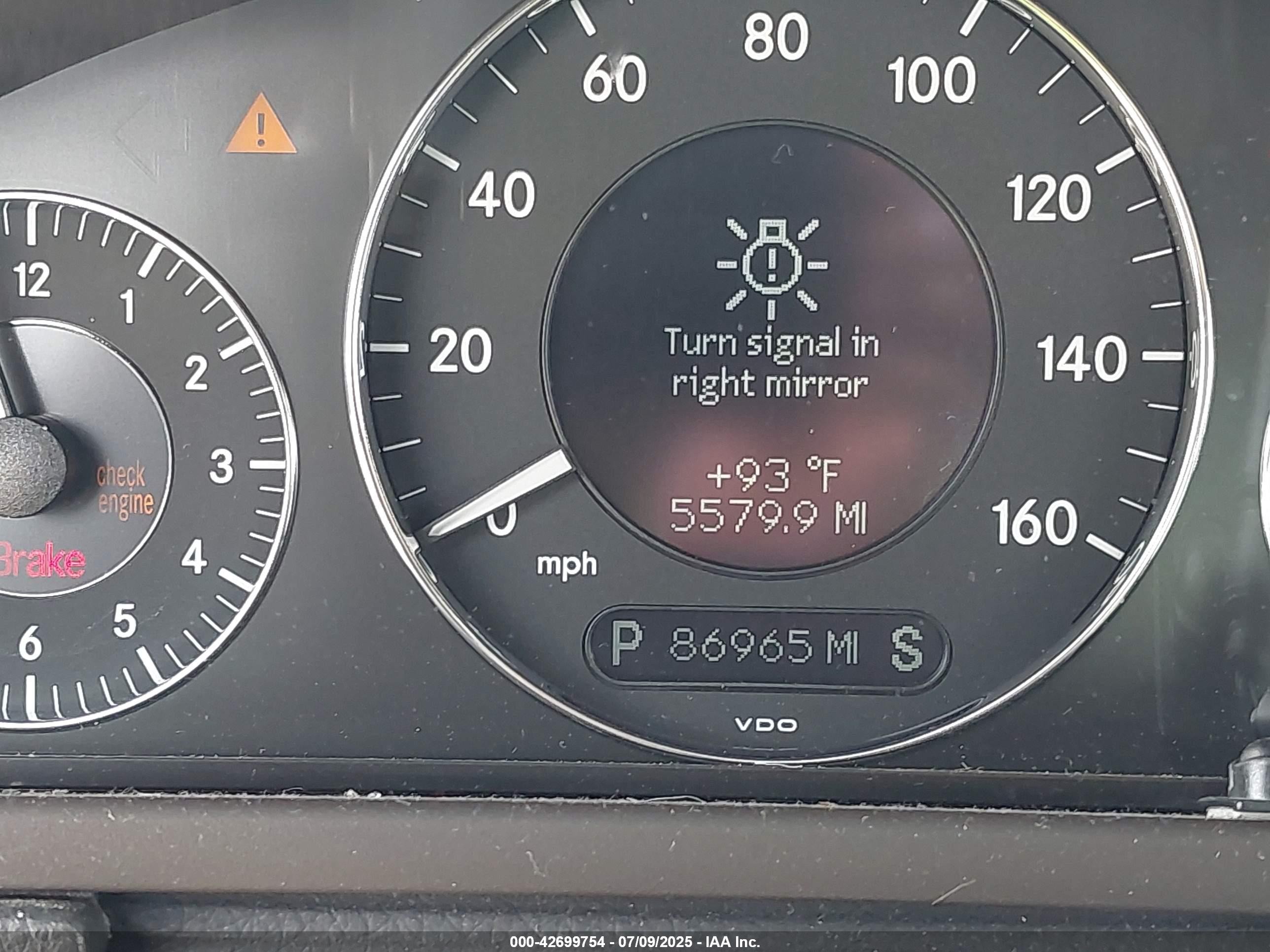 2004 Mercedes-benz Clk 320   Синий vin: WDBTK65GX4T028908