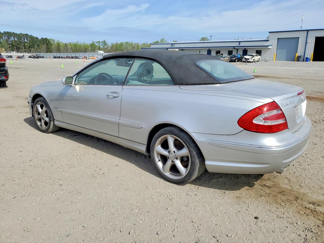 2005 Mercedes-benz Clk 320 Silver vin: WDBTK65J05F130875
