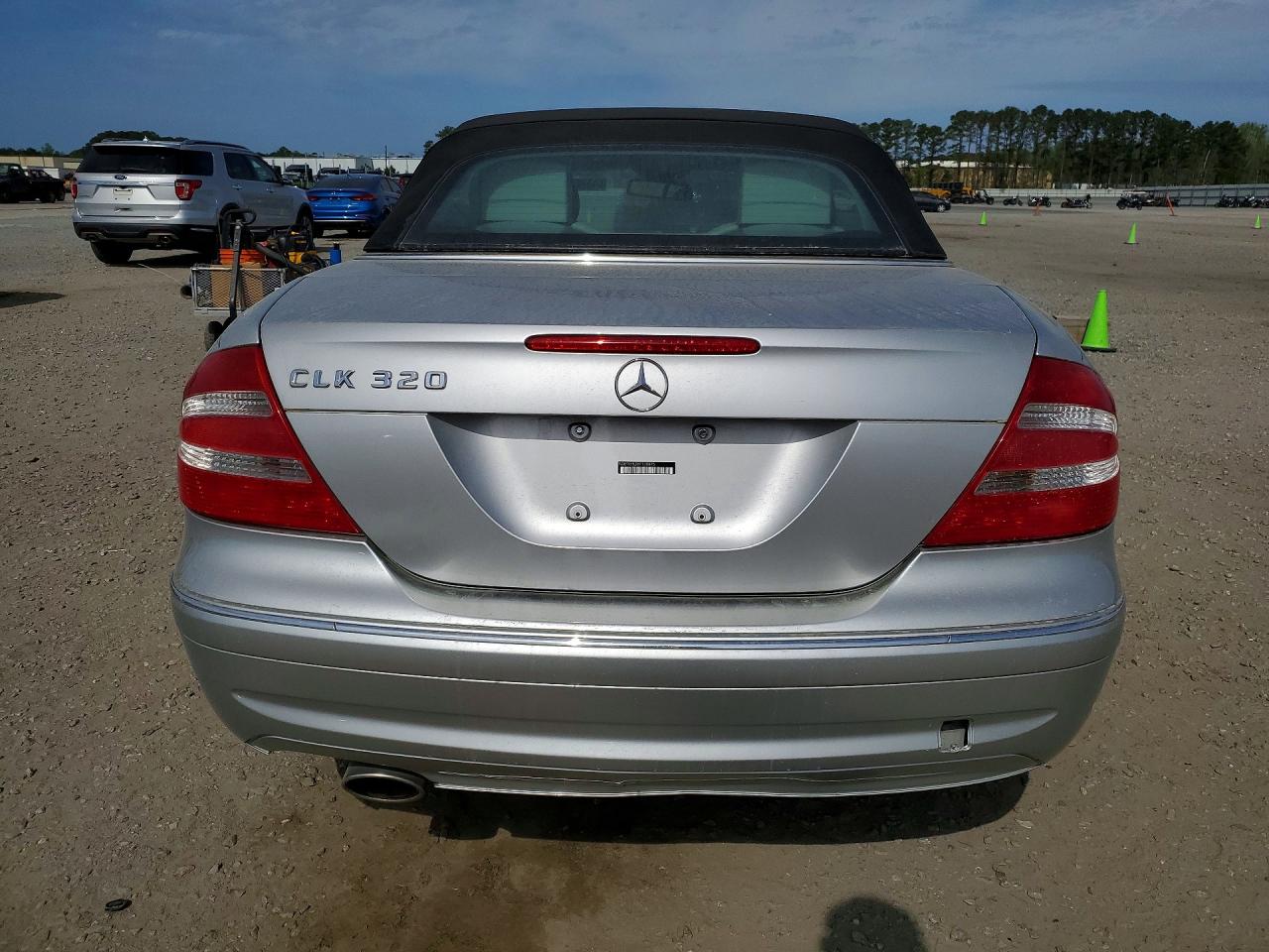 2005 Mercedes-benz Clk 320 Silver vin: WDBTK65J05F130875