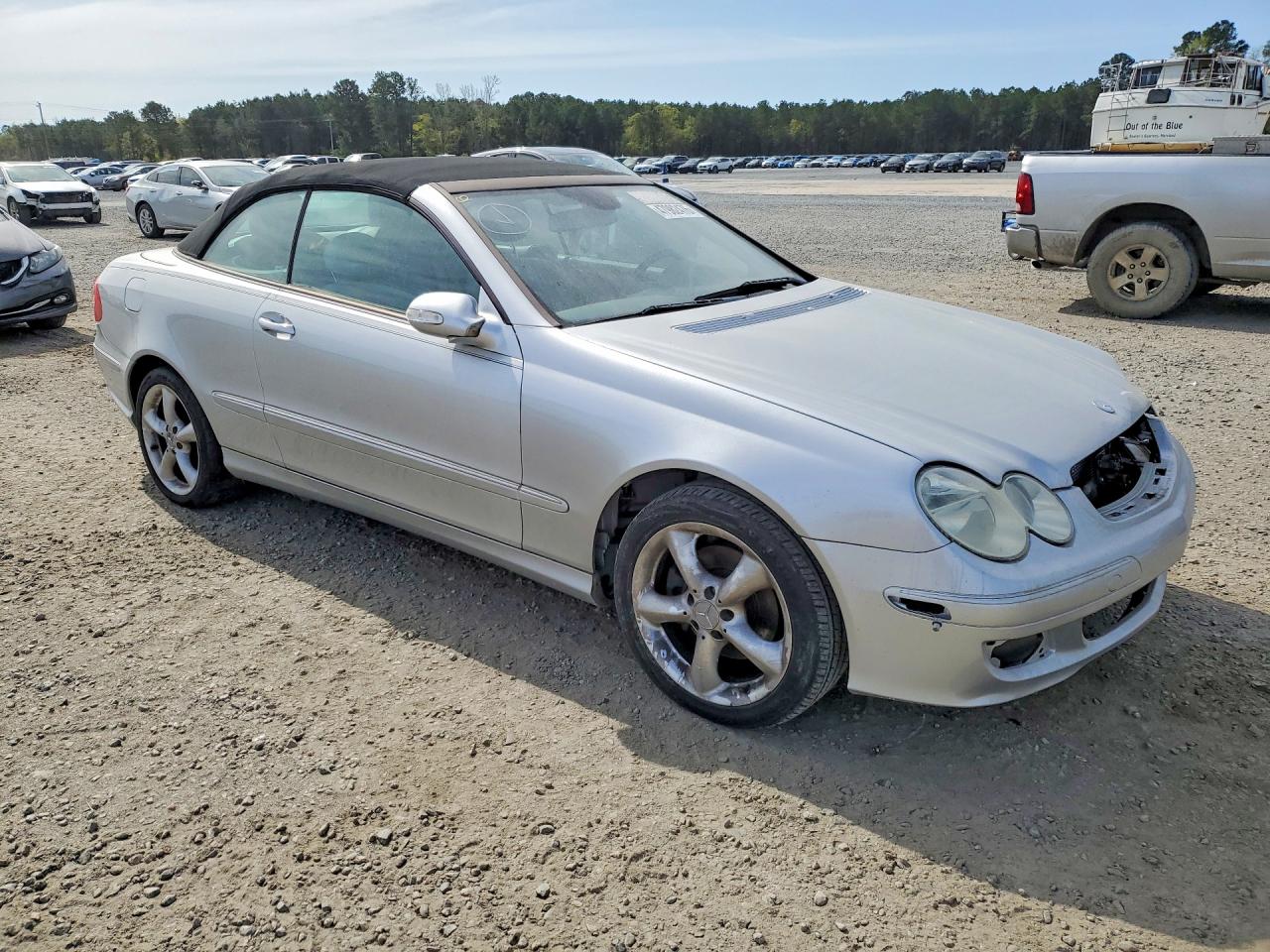2005 Mercedes-benz Clk 320 Silver vin: WDBTK65J05F130875